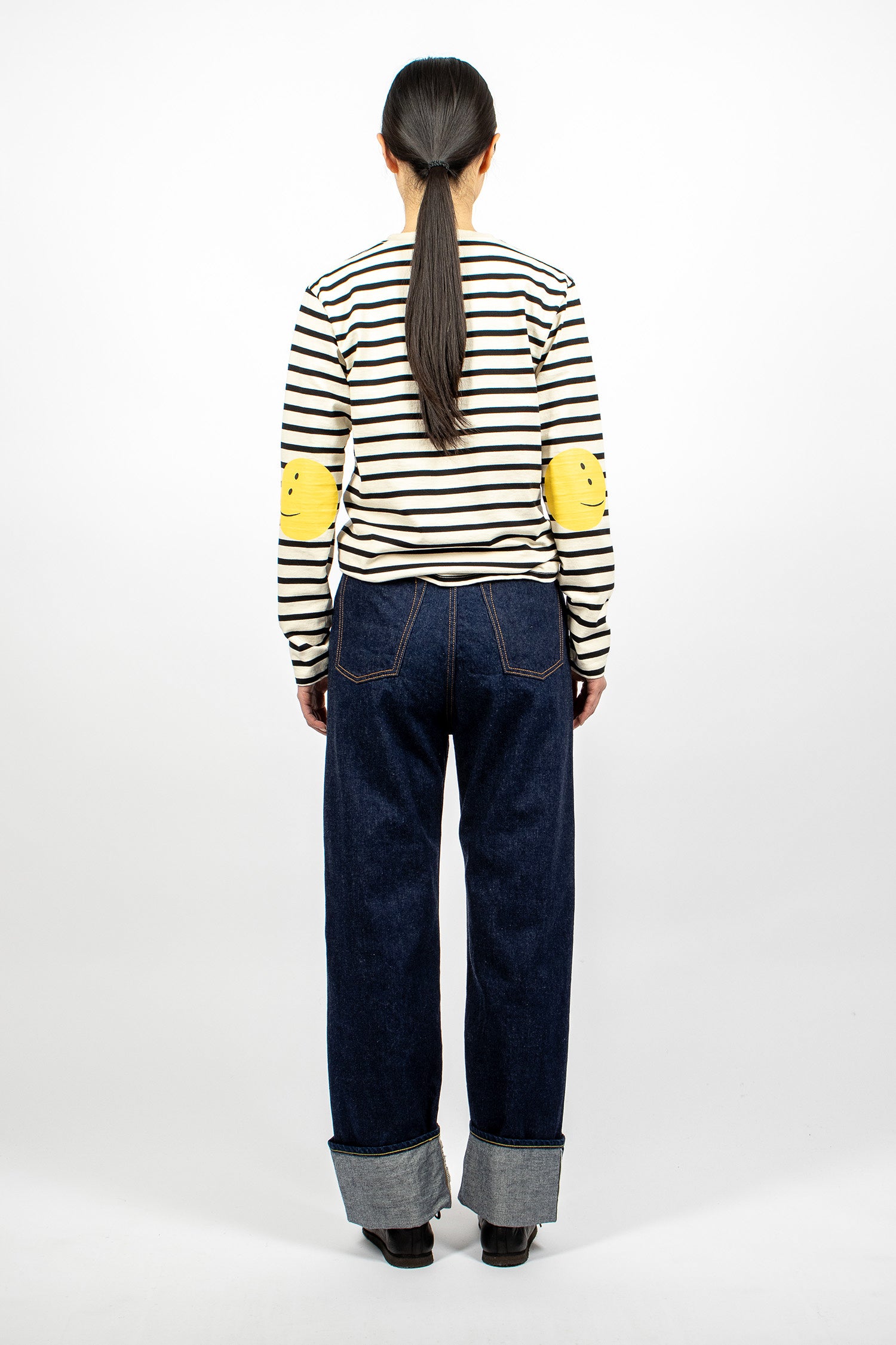 12oz High Waist Jeans One Wash