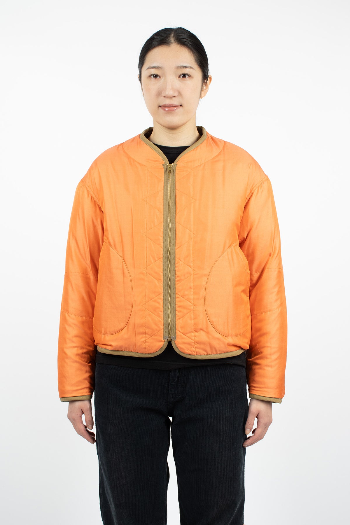 Liner Down Reversible Jacket Brown