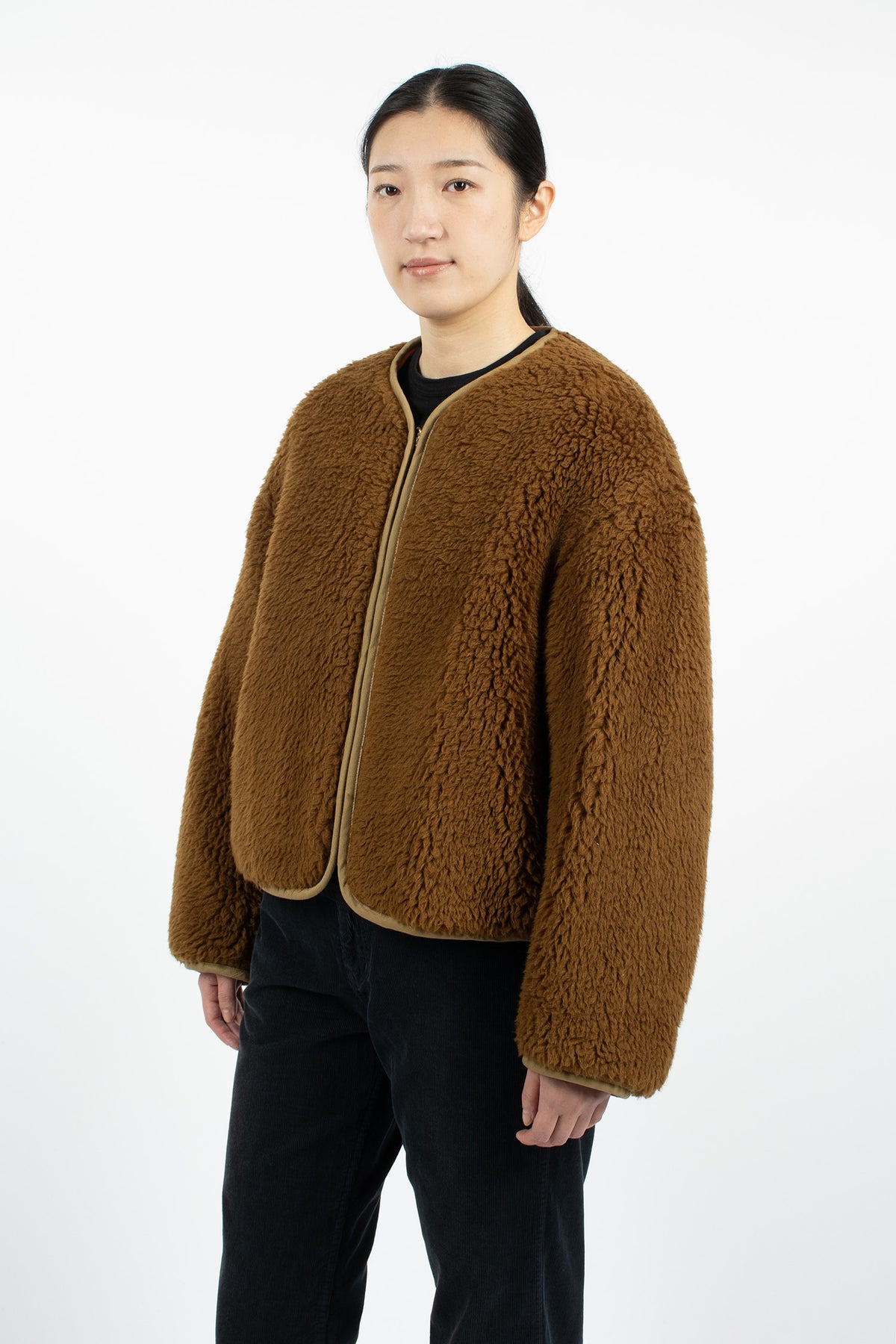 Liner Down Reversible Jacket Brown
