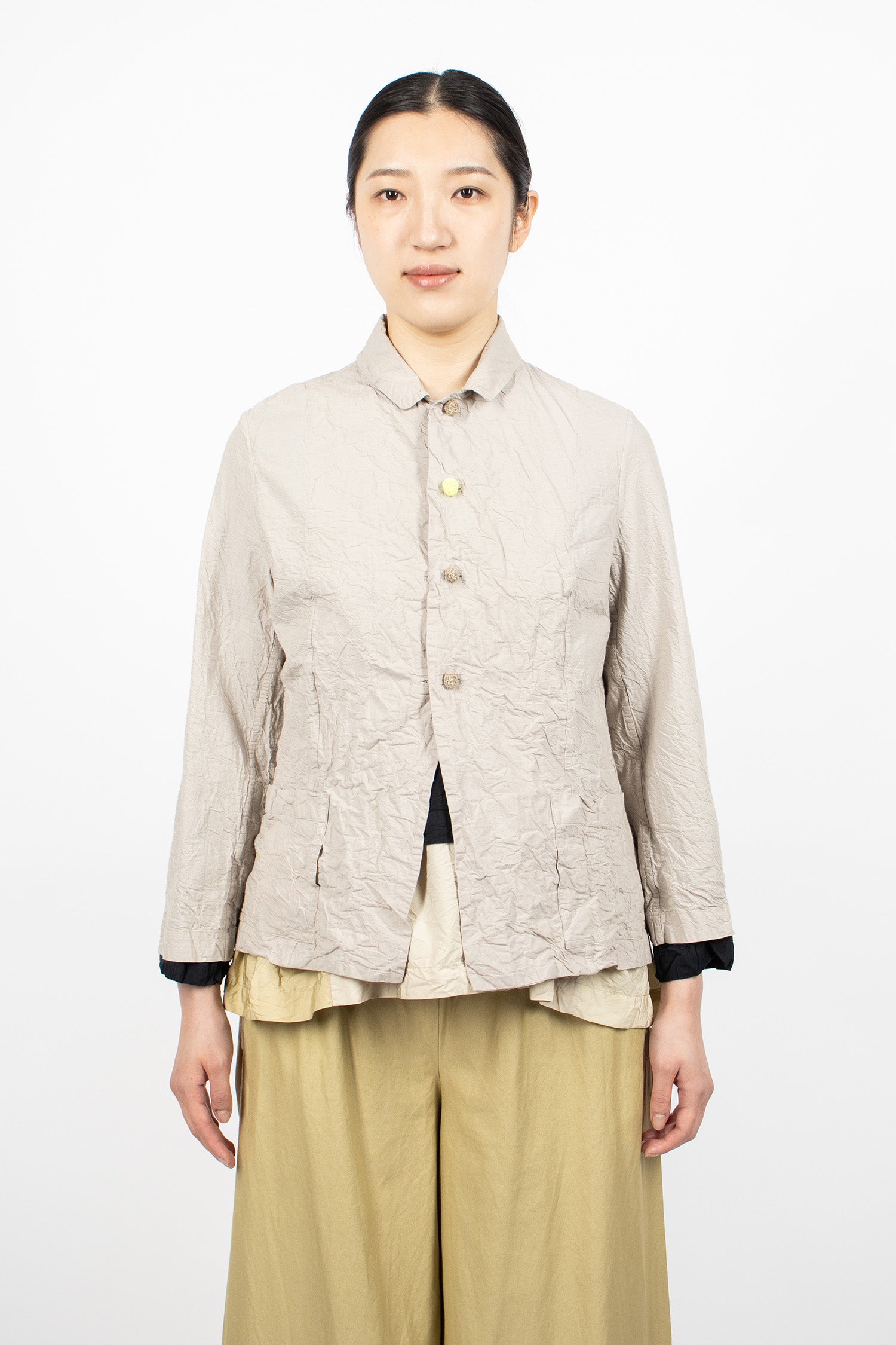 Washed Riding Jacket Natural