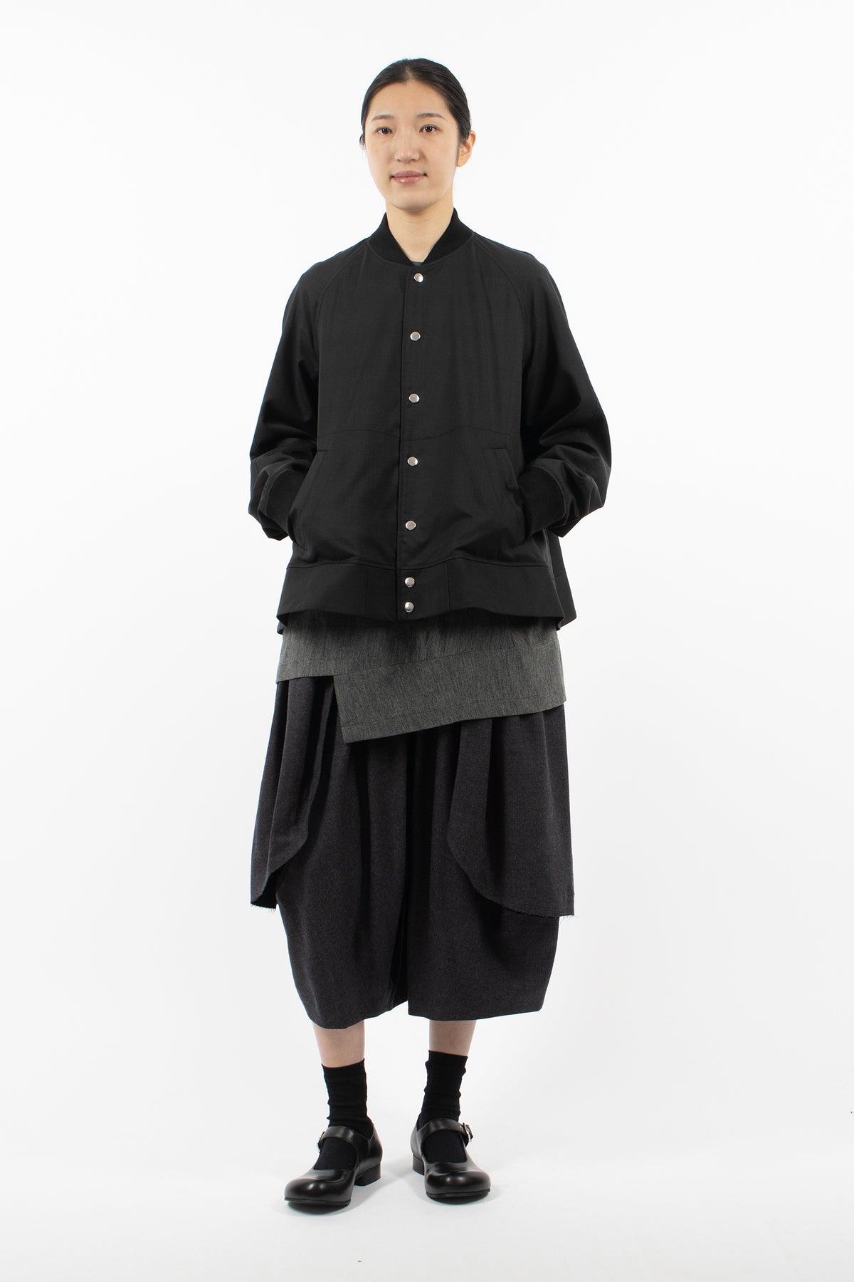 A-Line Bomber Jacket Black