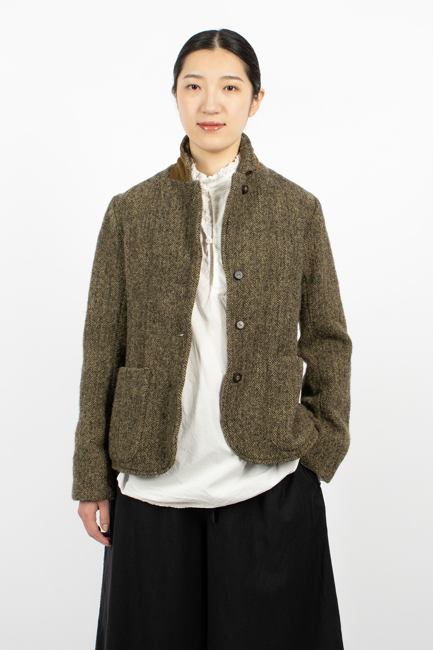 Chez VIDALENC コットンスカート ネイビー F CHEZ VIDALENC – 180 The Store