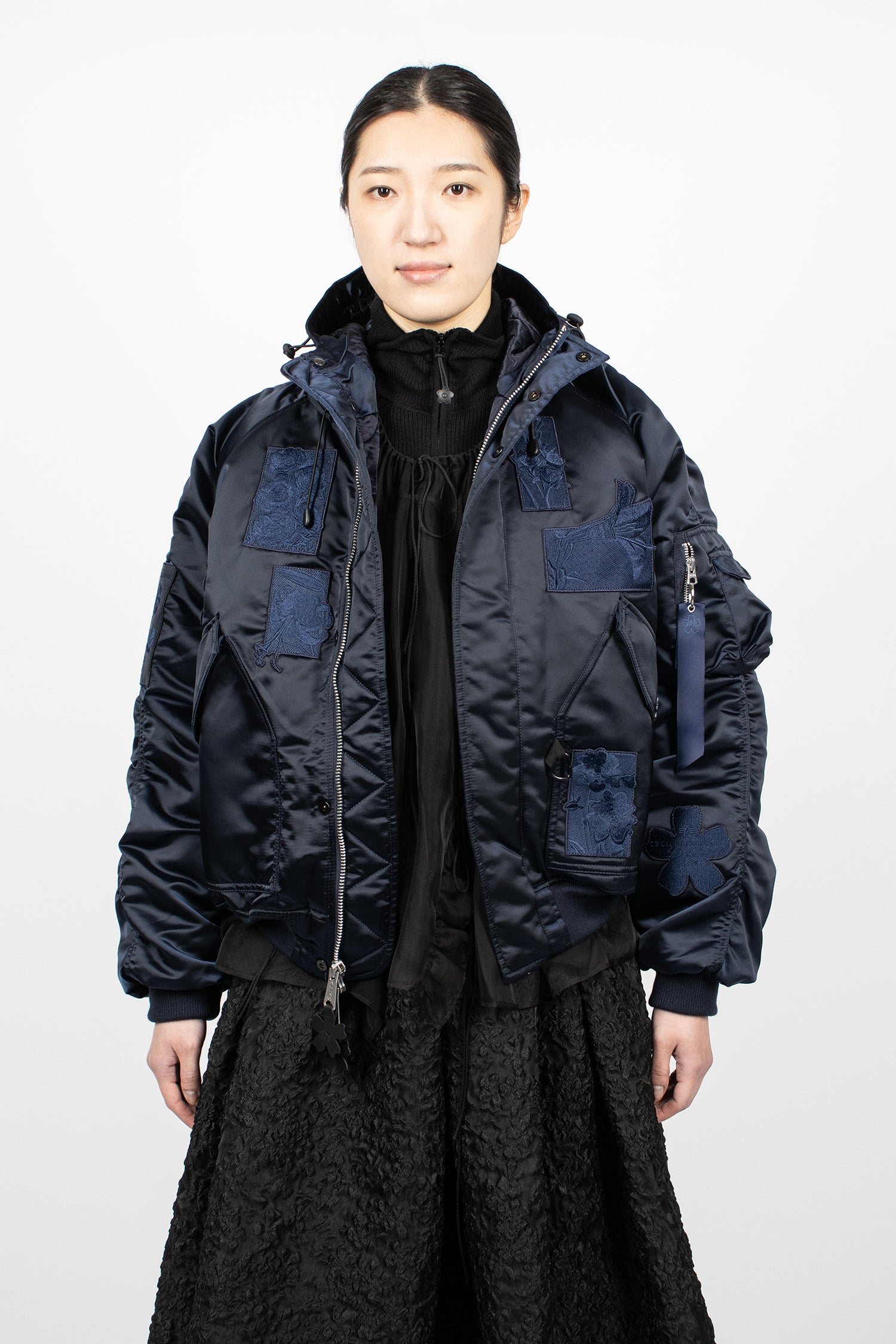 Alpha x CB N-2B Jacket Navy