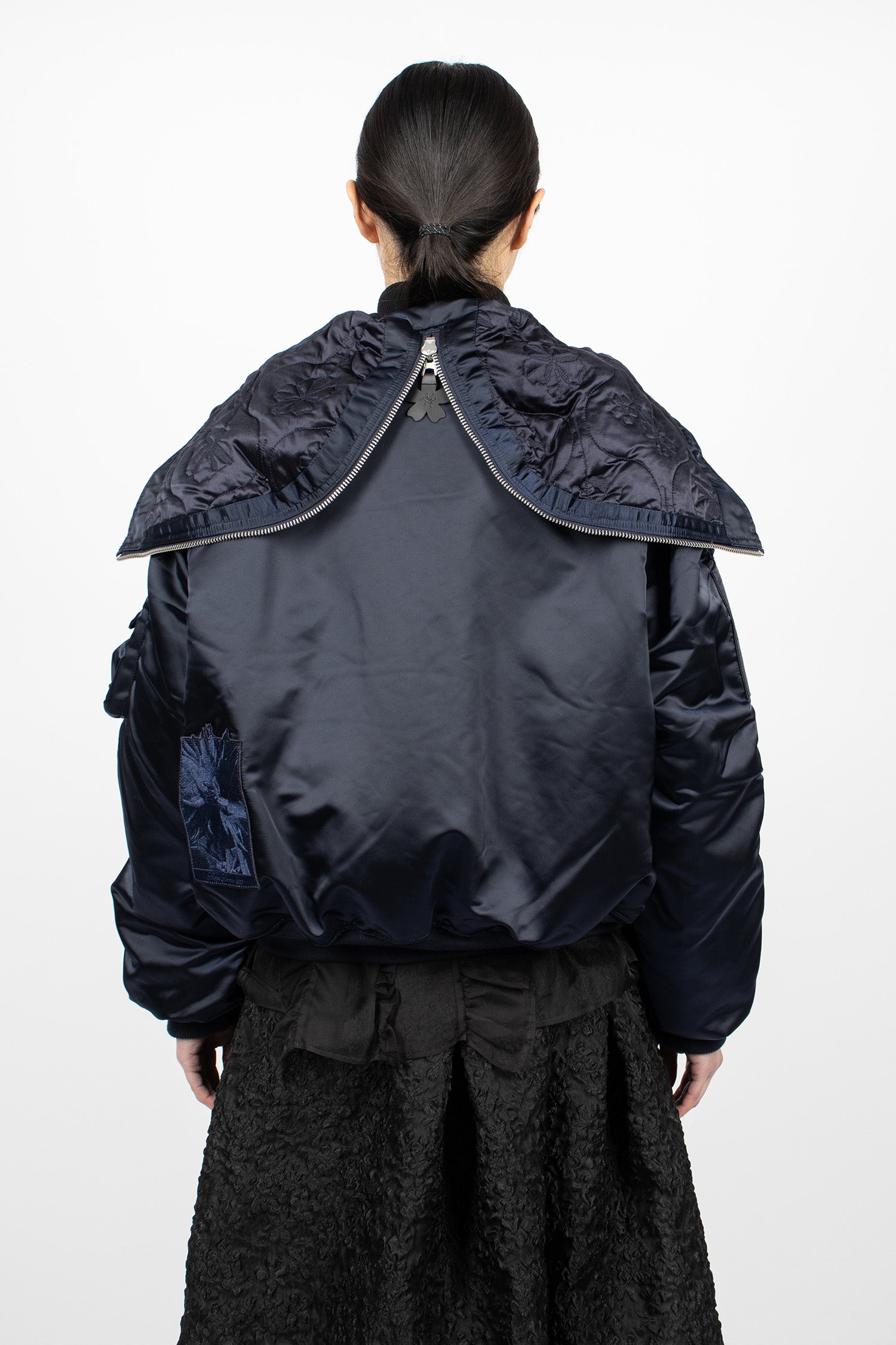 Alpha x CB N-2B Jacket Navy