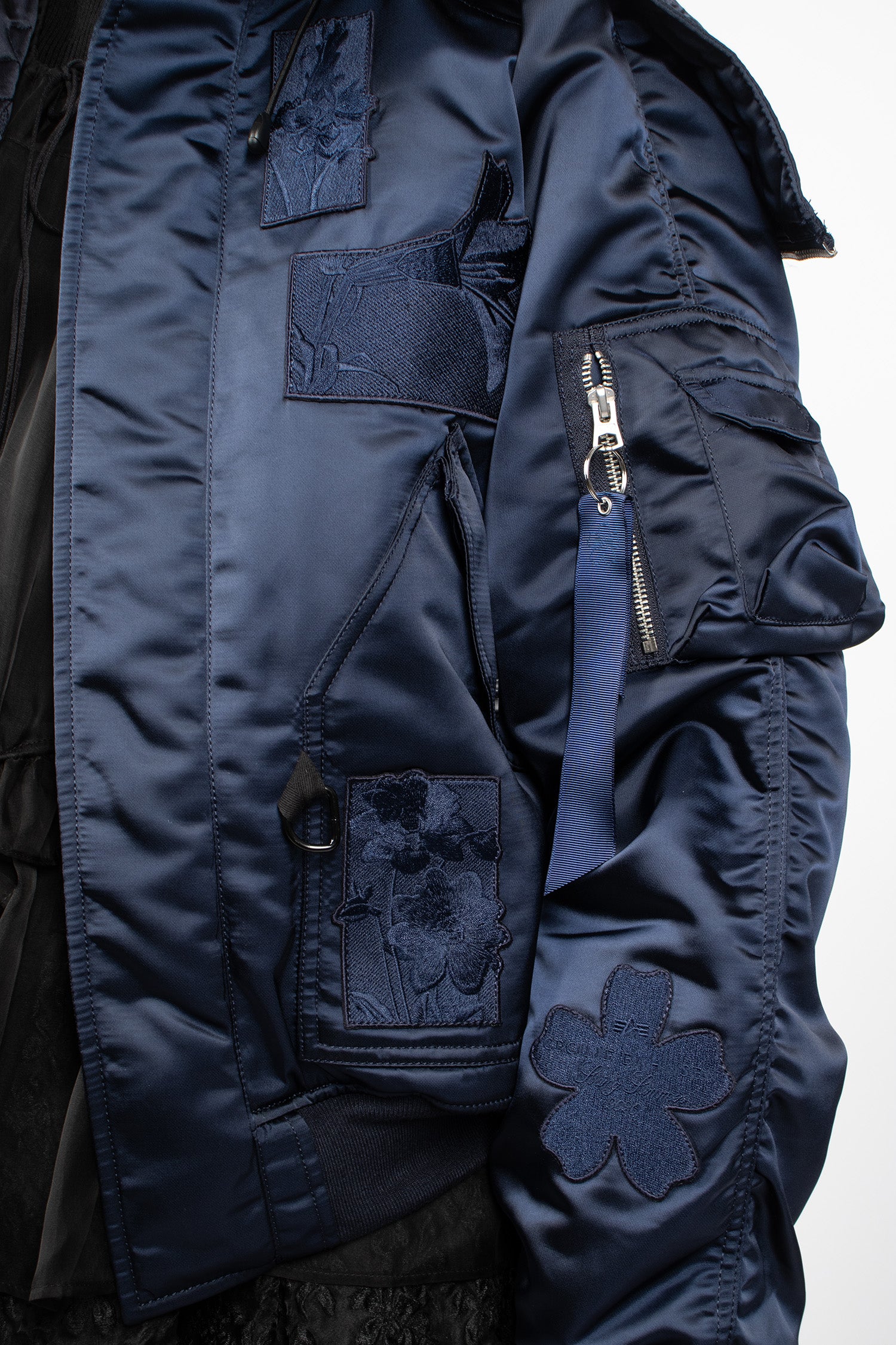 Alpha x CB N-2B Jacket Navy