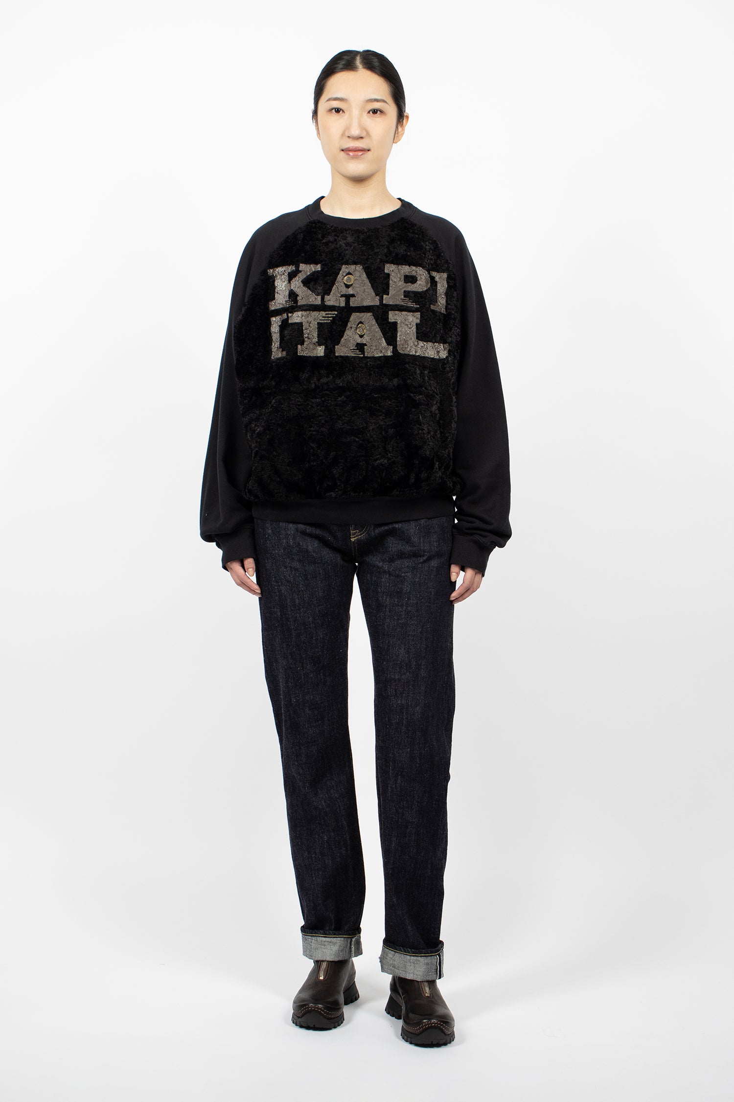 Fur Grizzly Sweatshirt Black