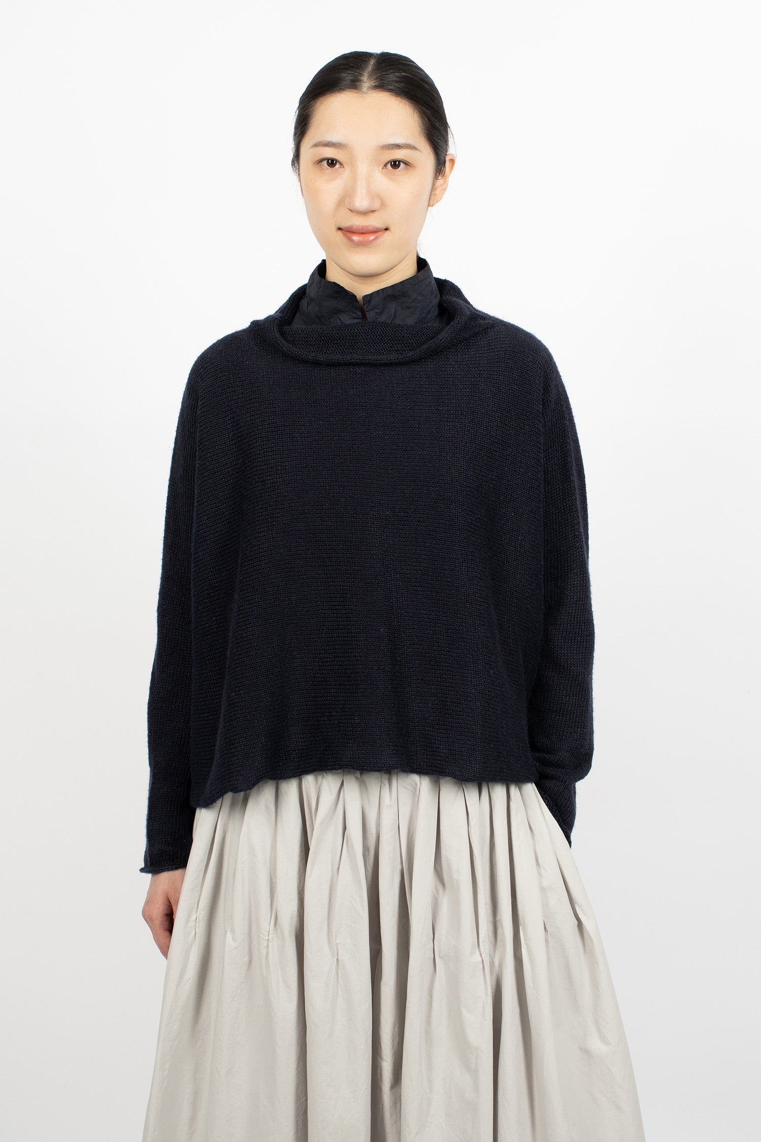Hazel Linen Jumper Navy