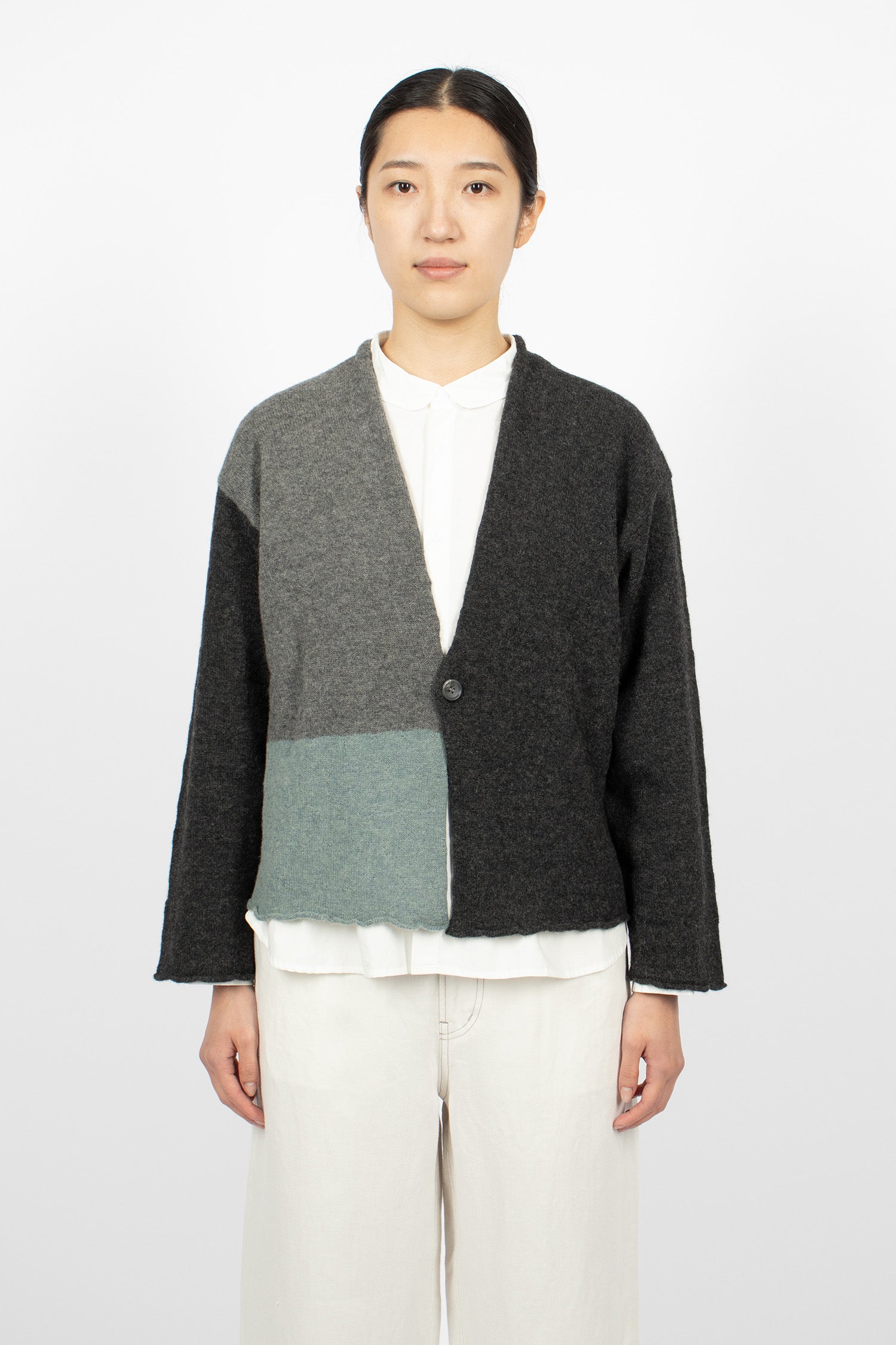 Yak Cardigan Charcoal