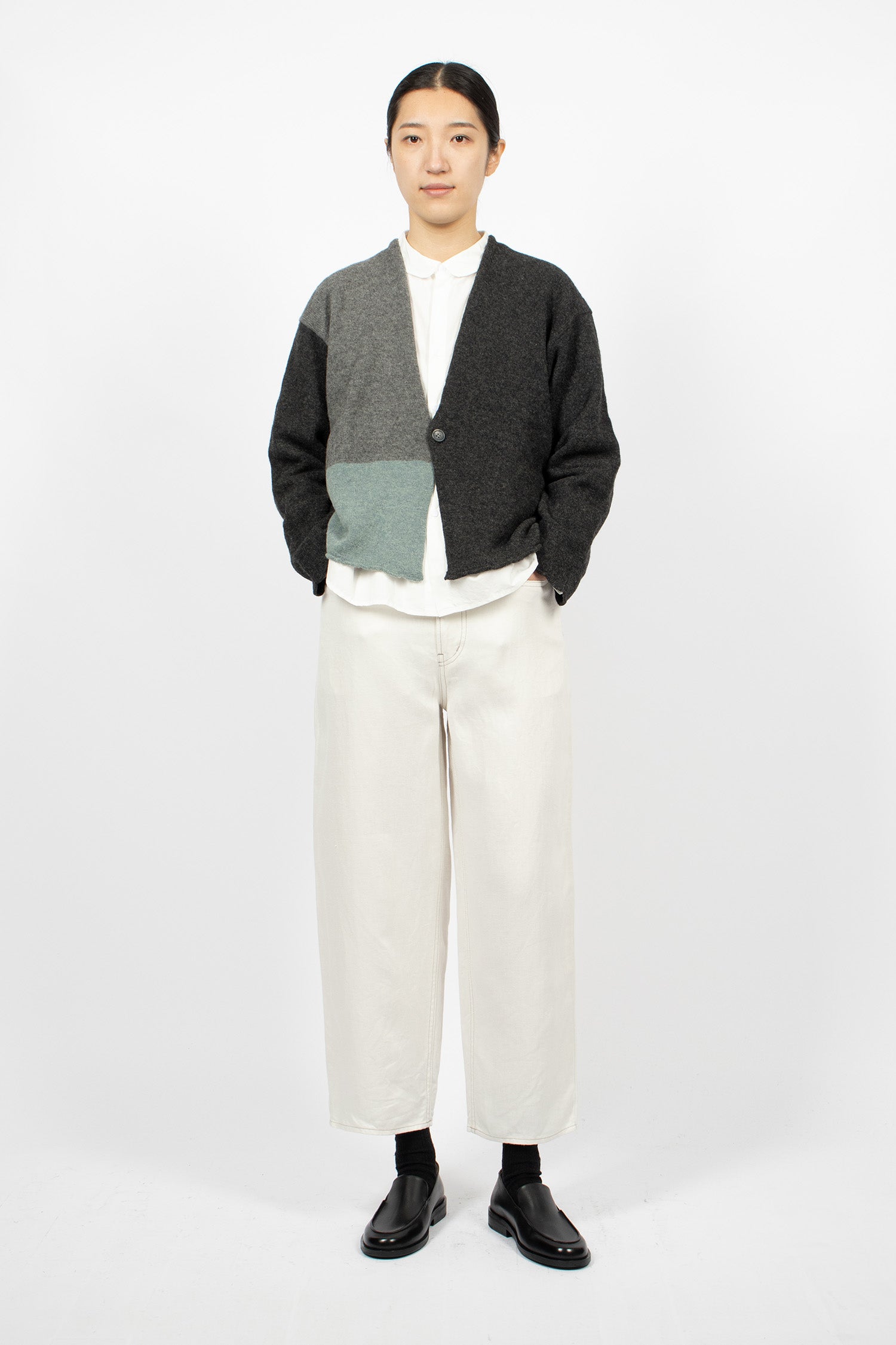 Yak Cardigan Charcoal