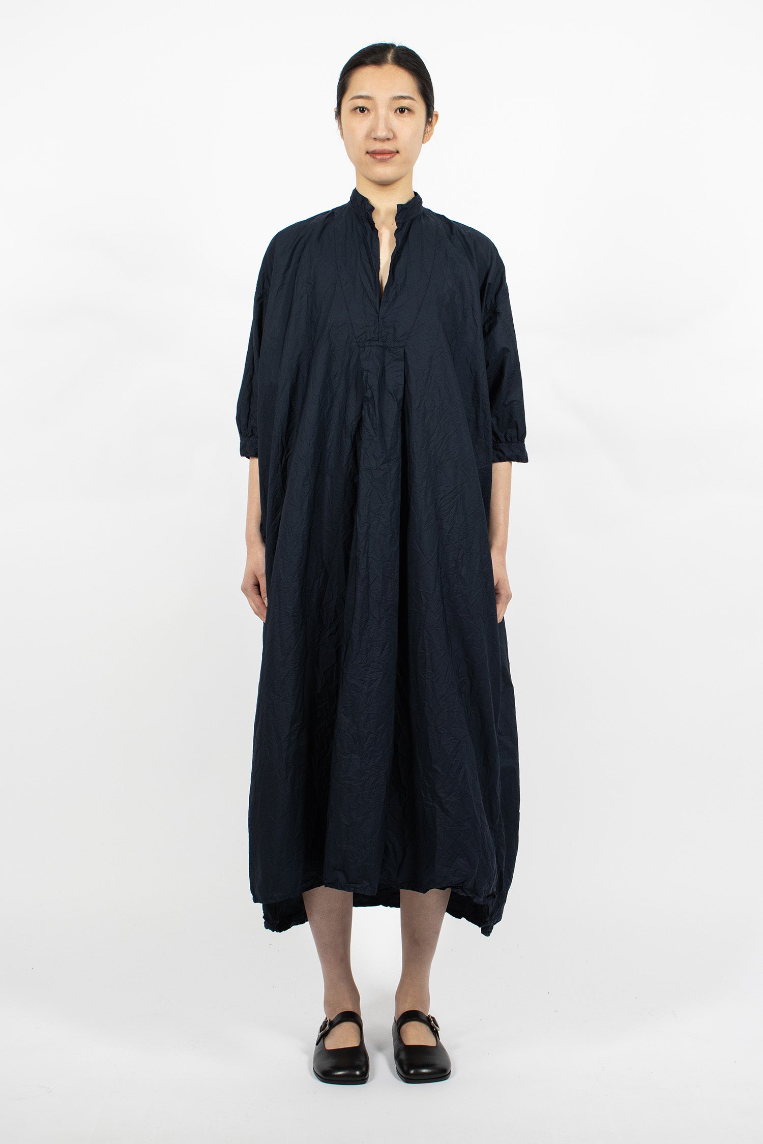 Kora Long Shirt Navy Blue