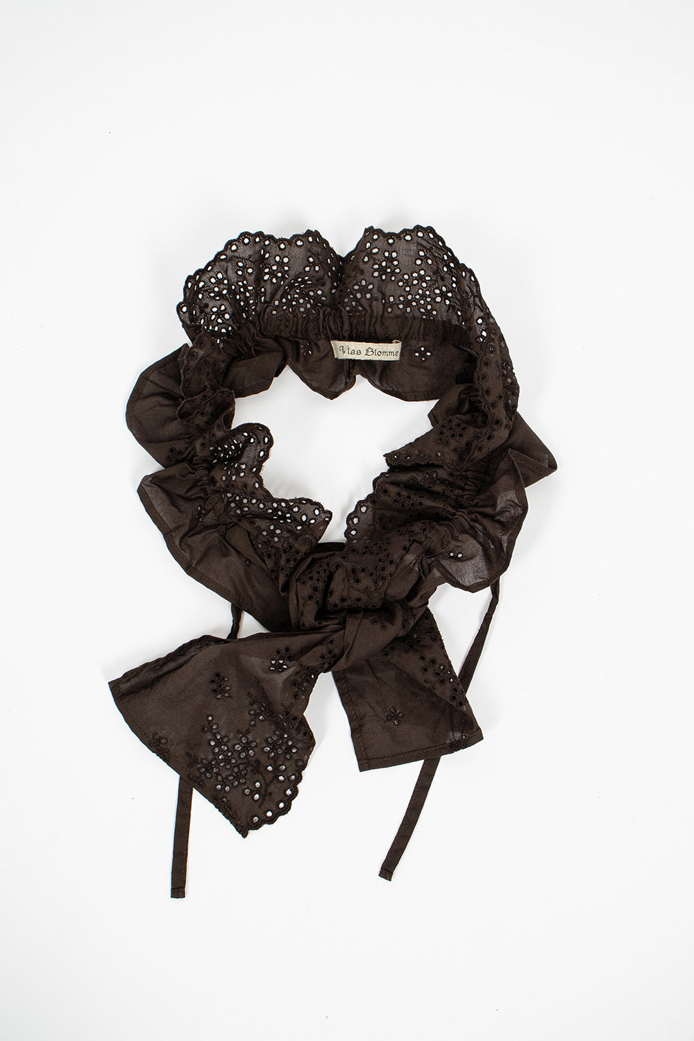 Lace Collar Chocolate Brown