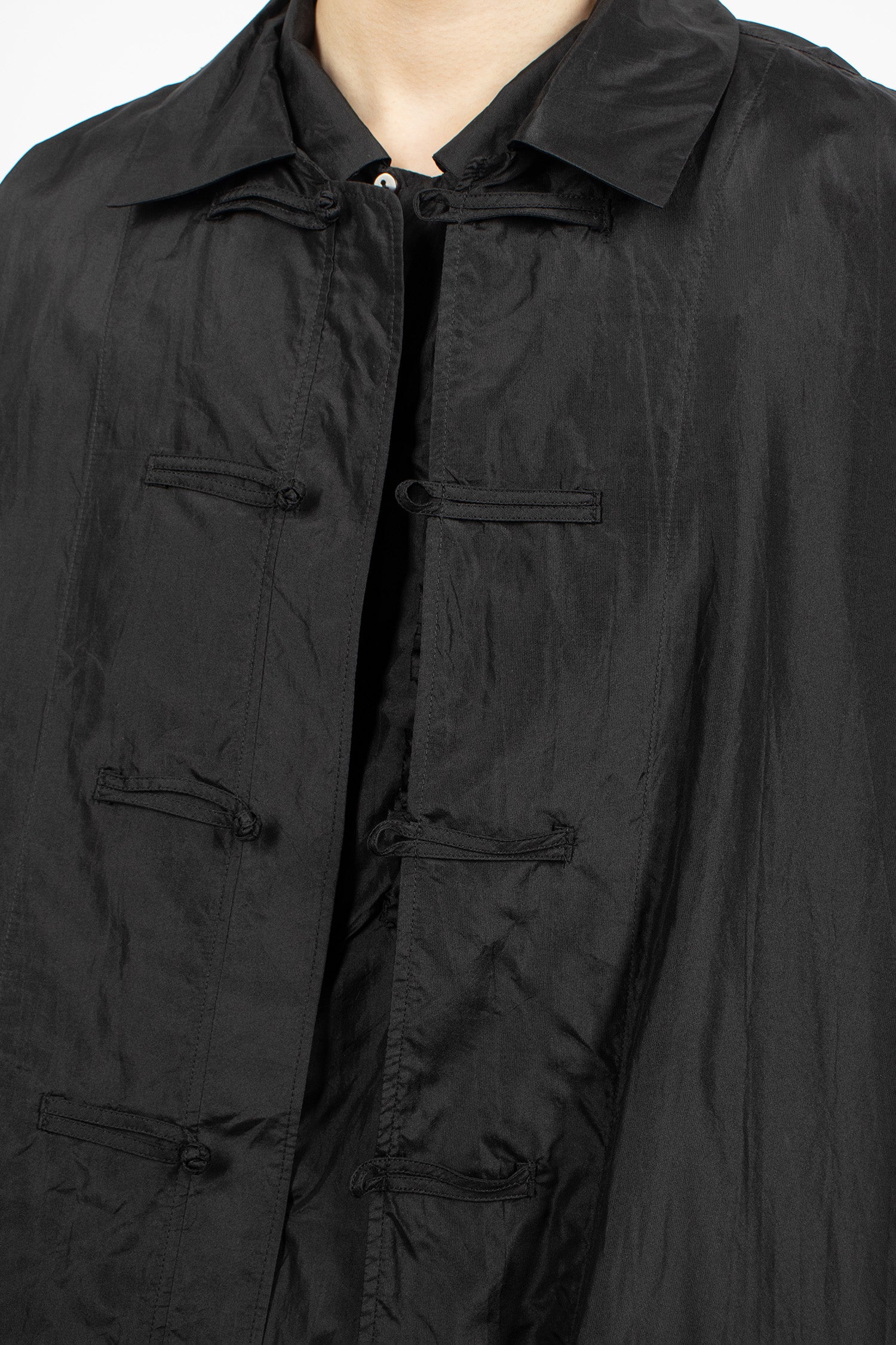 Oversized China Shirt Black
