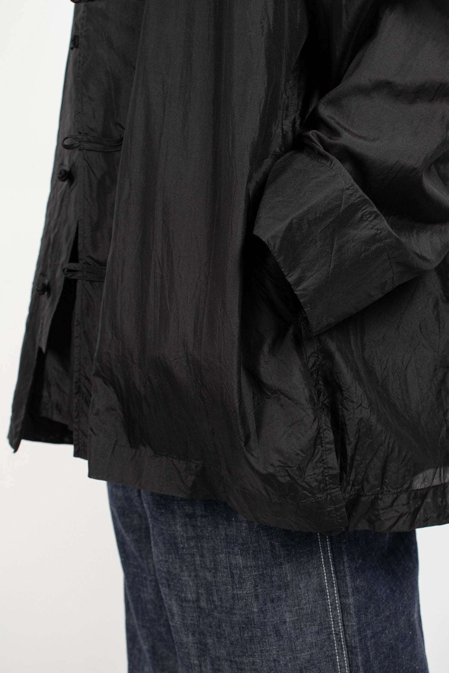 Oversized China Shirt Black