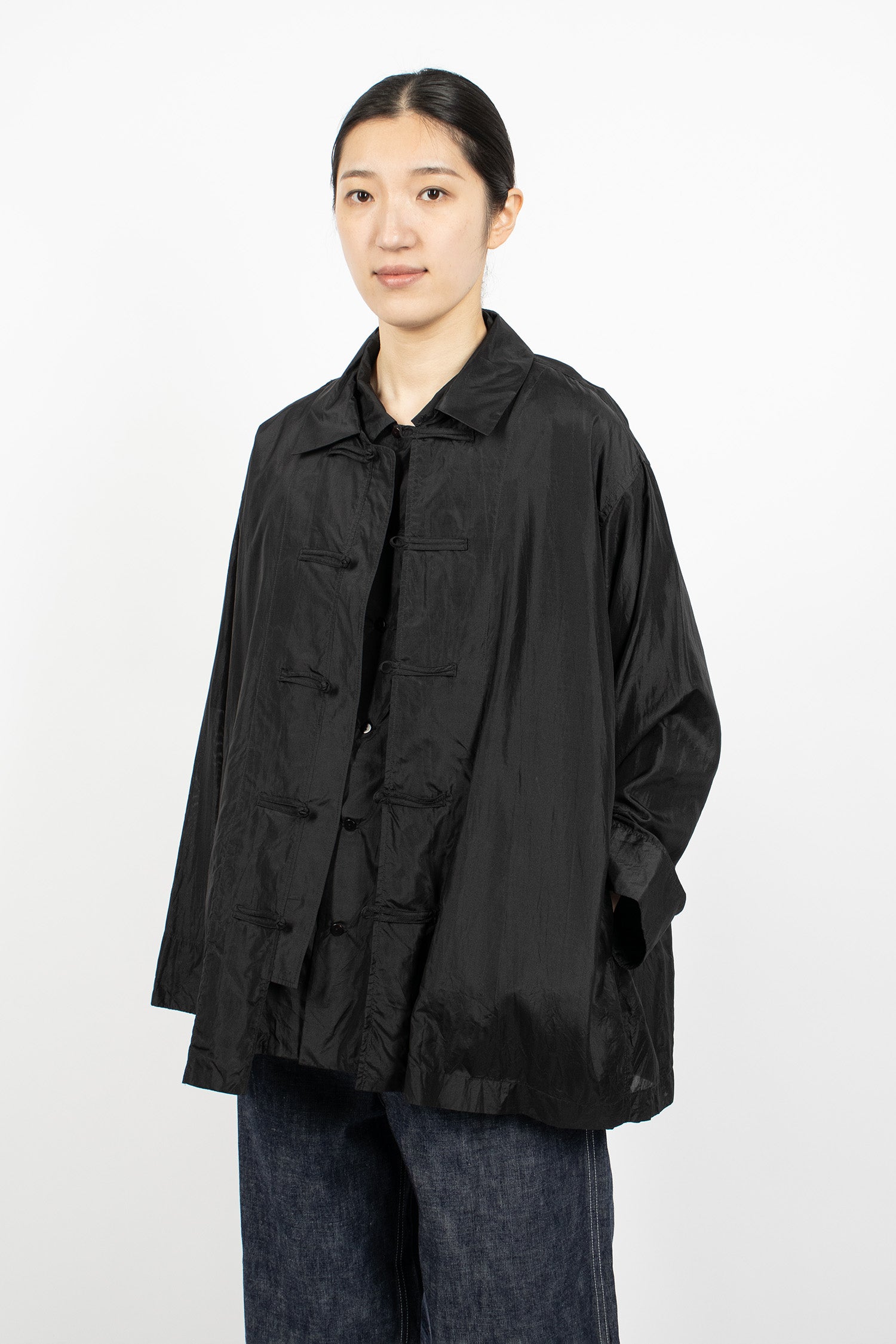 Oversized China Shirt Black