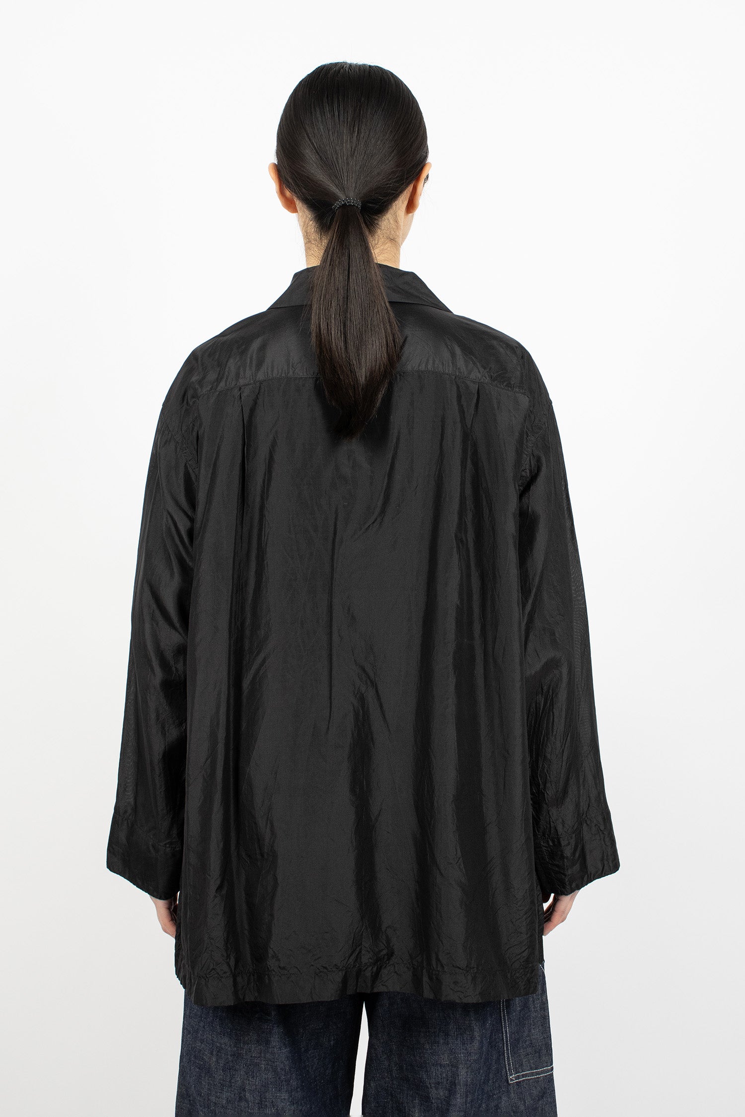 Oversized China Shirt Black