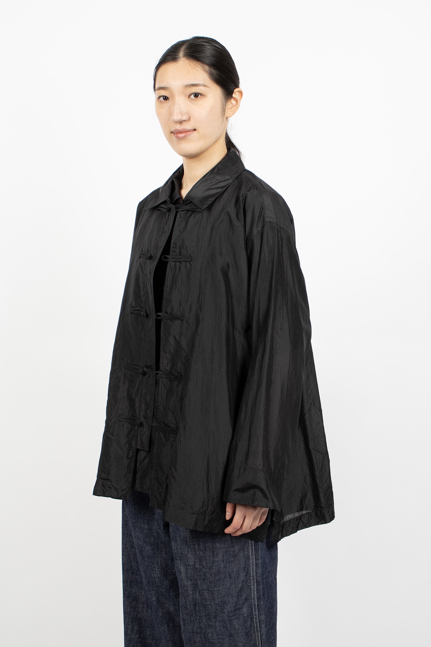 Oversized China Shirt Black
