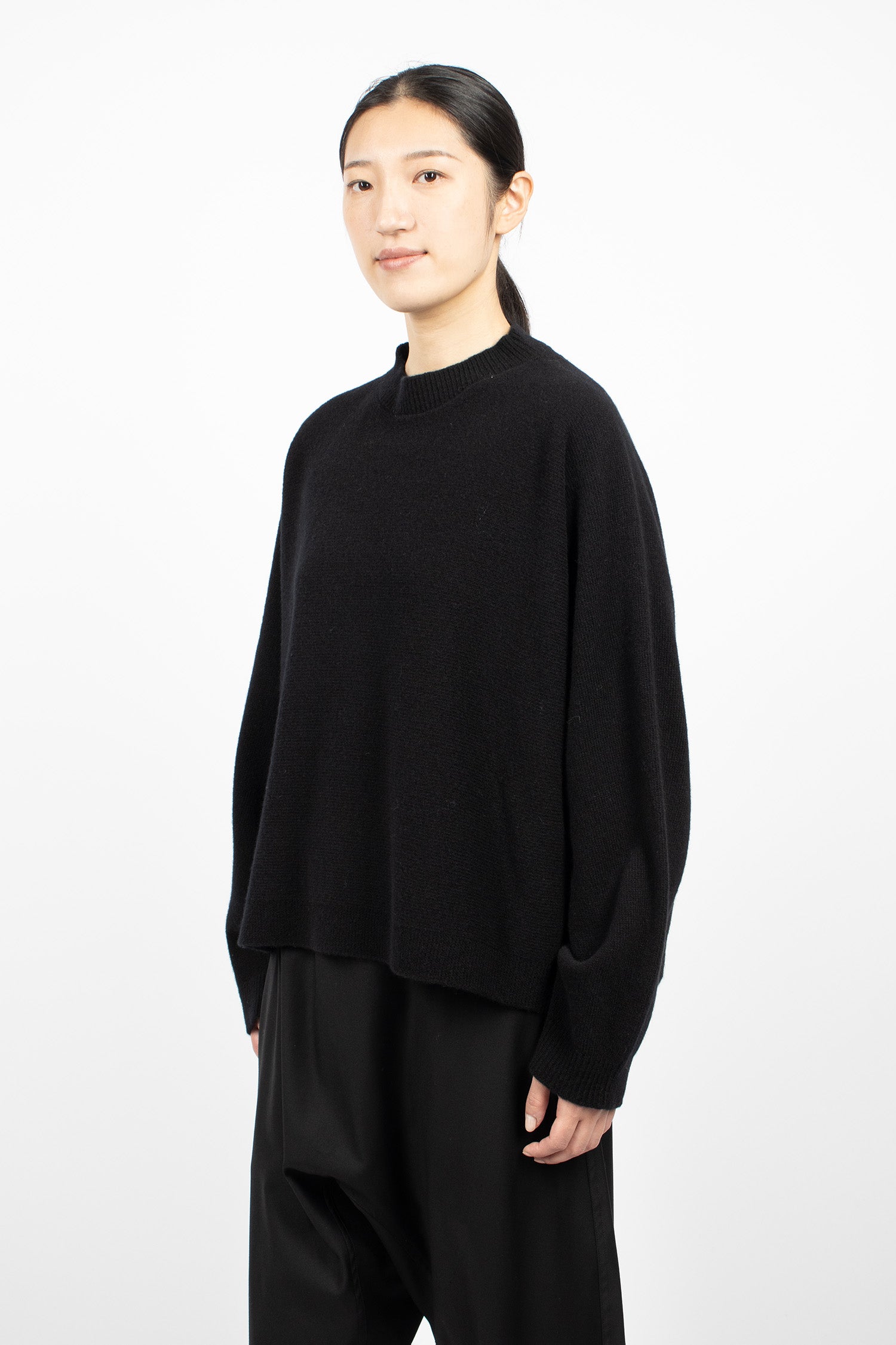 Maui Knit Pullover Black