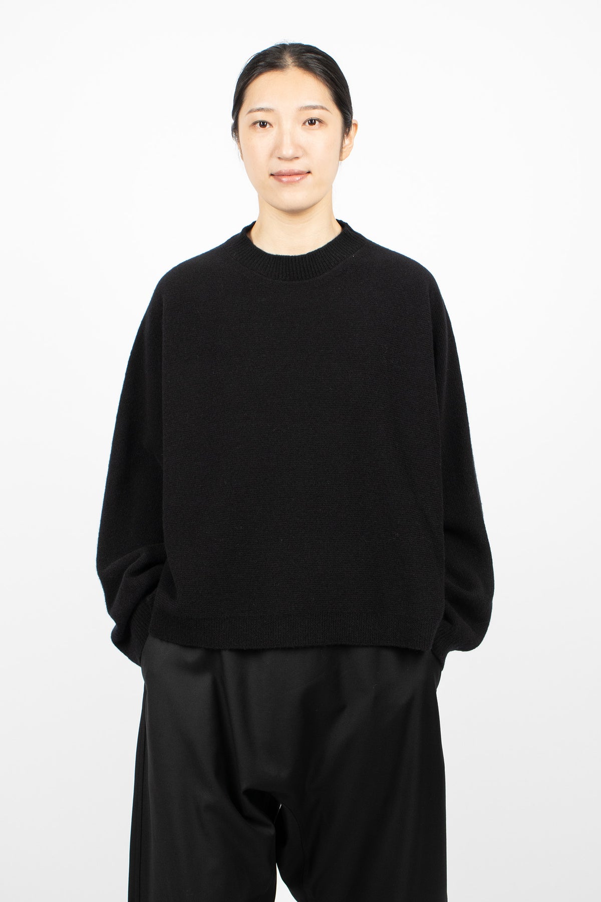 Maui Knit Pullover Black