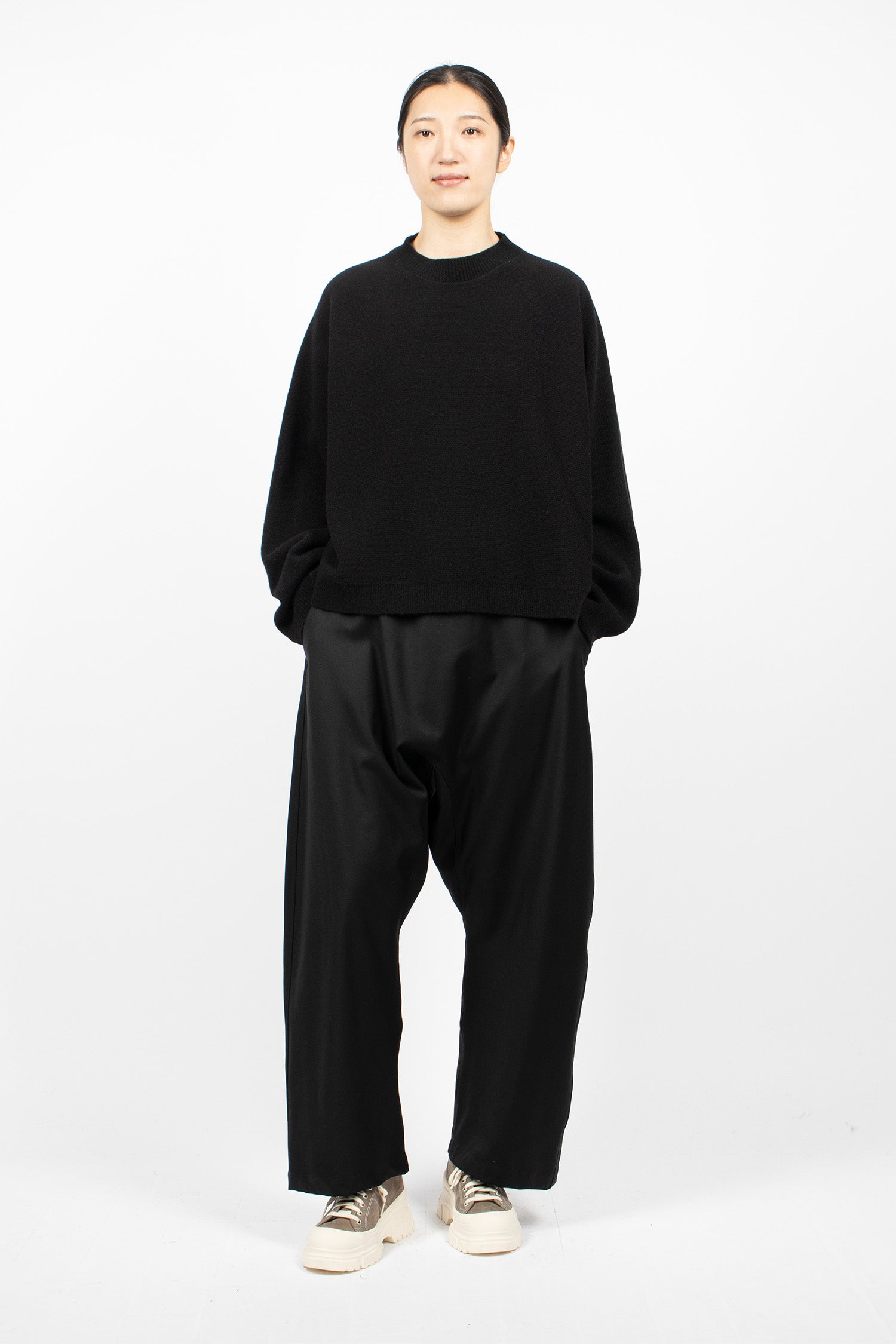 Maui Knit Pullover Black