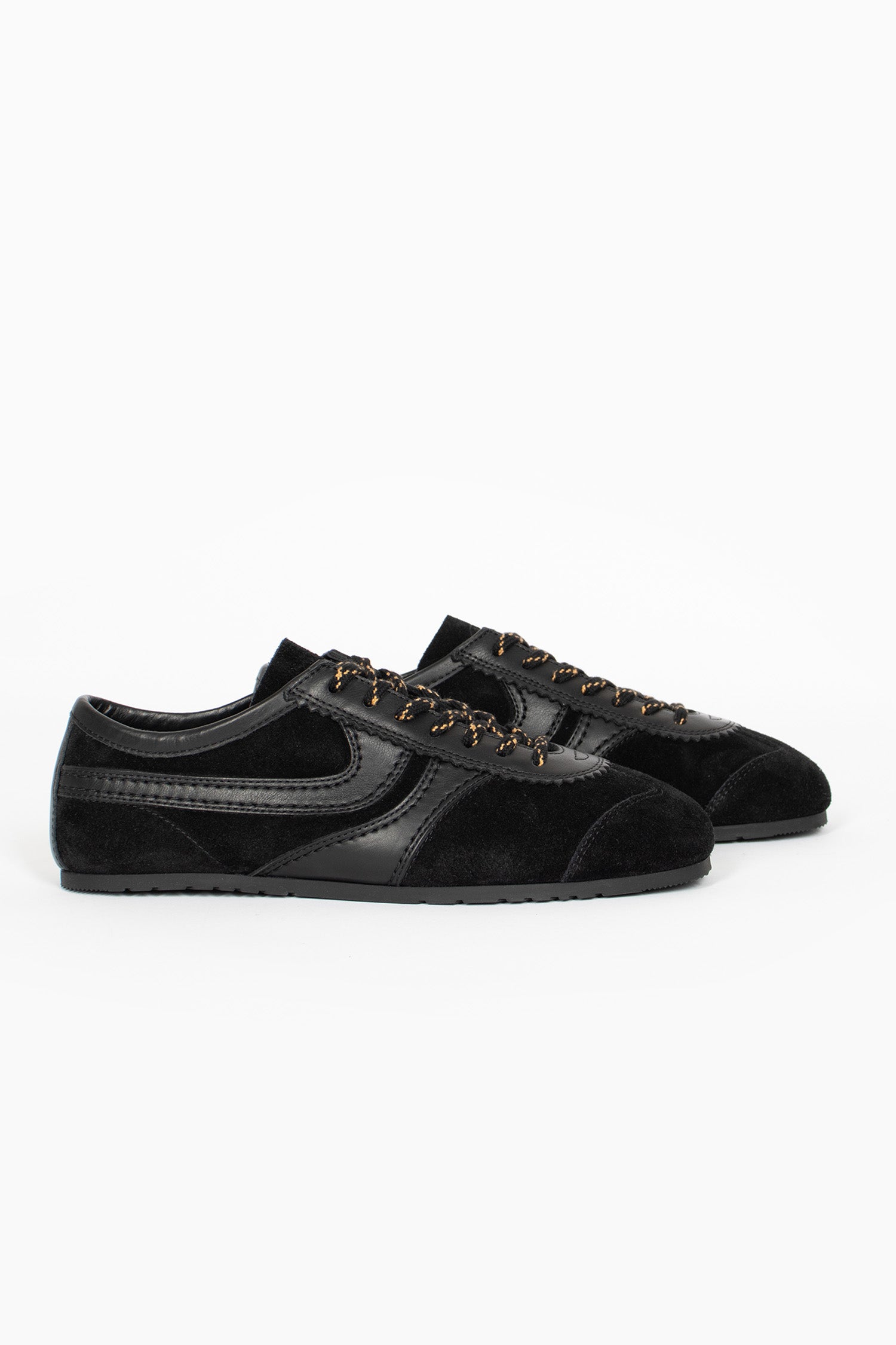 Marathon Suede Sneakers Black