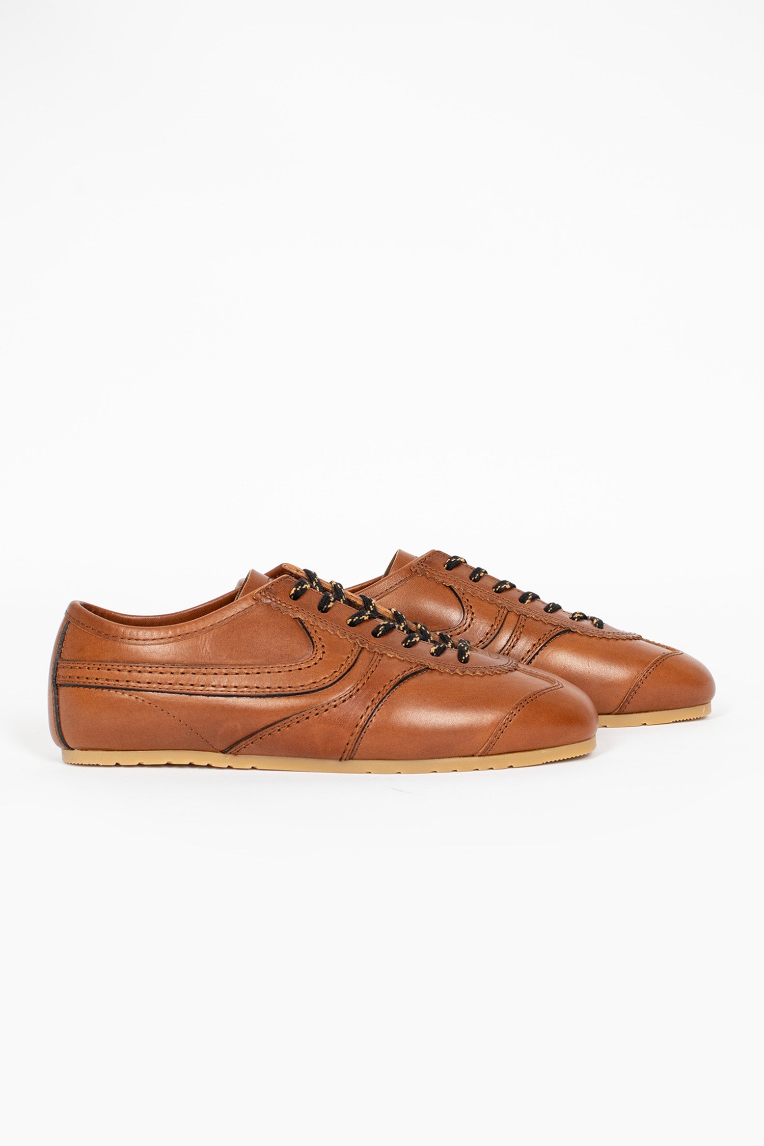 Marathon Leather Sneaker Tan