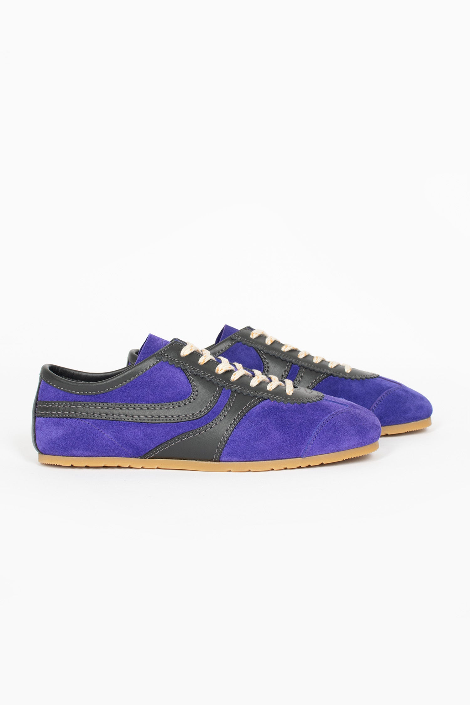 Marathon Suede Sneakers Dark Purple