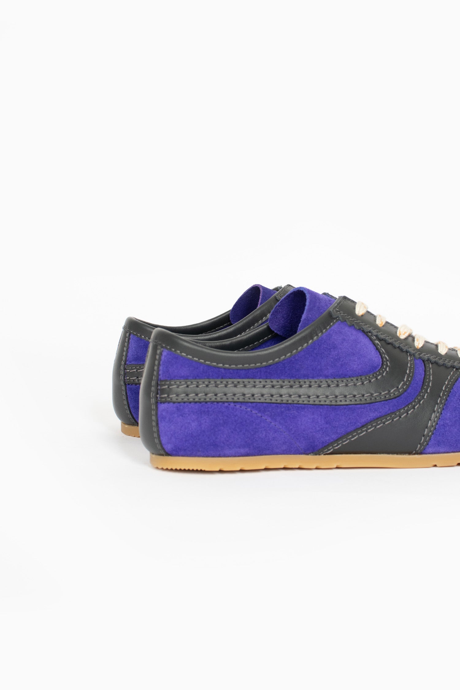 Marathon Suede Sneakers Dark Purple