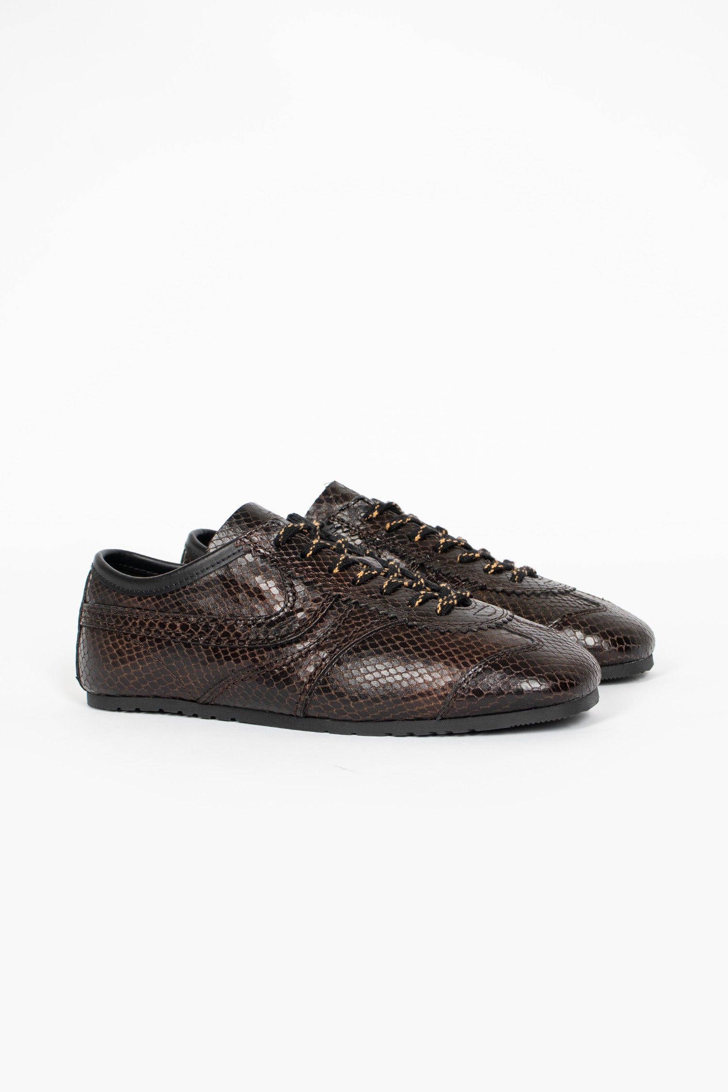 Marathon Leather Sneaker Dark Brown