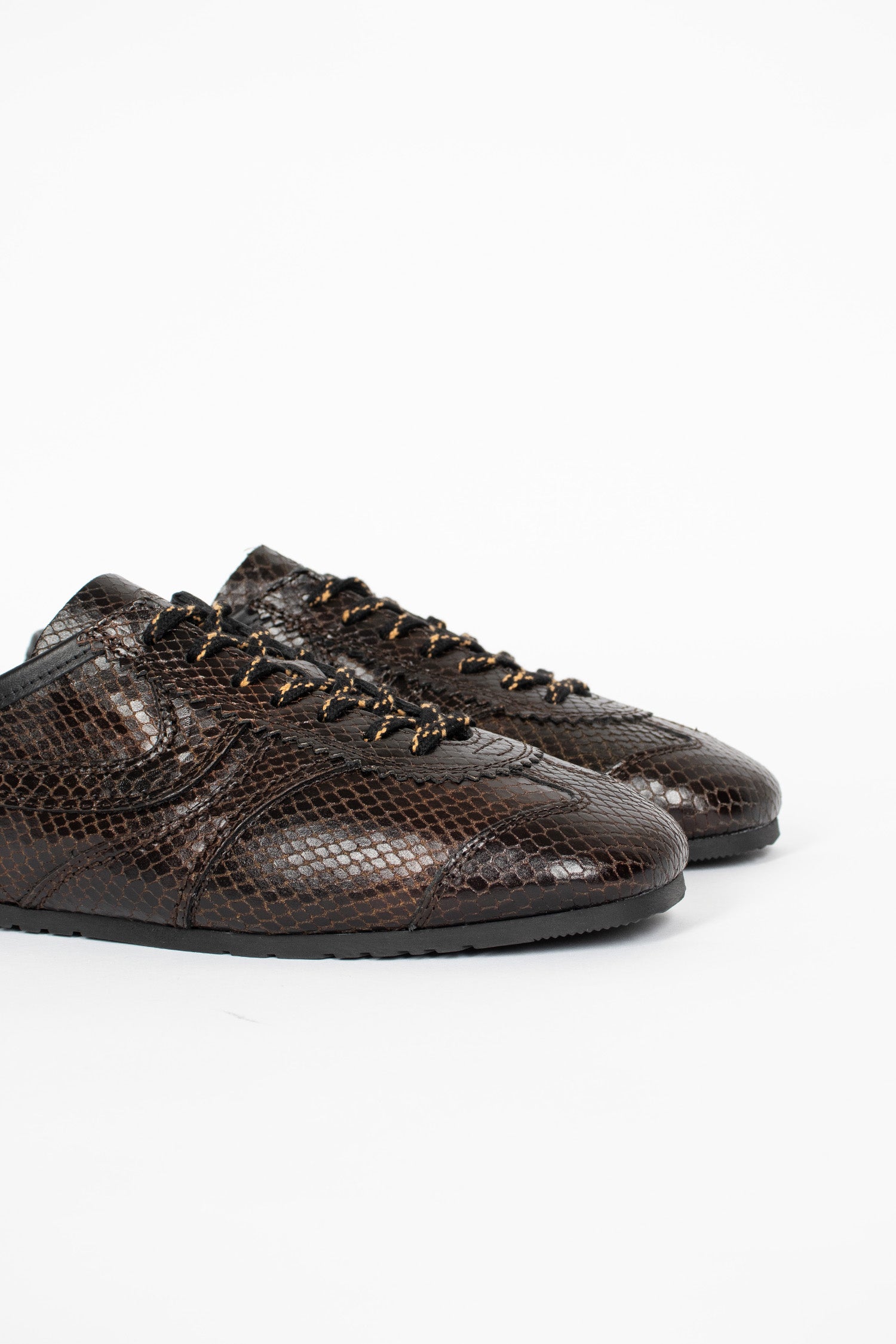 Marathon Leather Sneaker Dark Brown