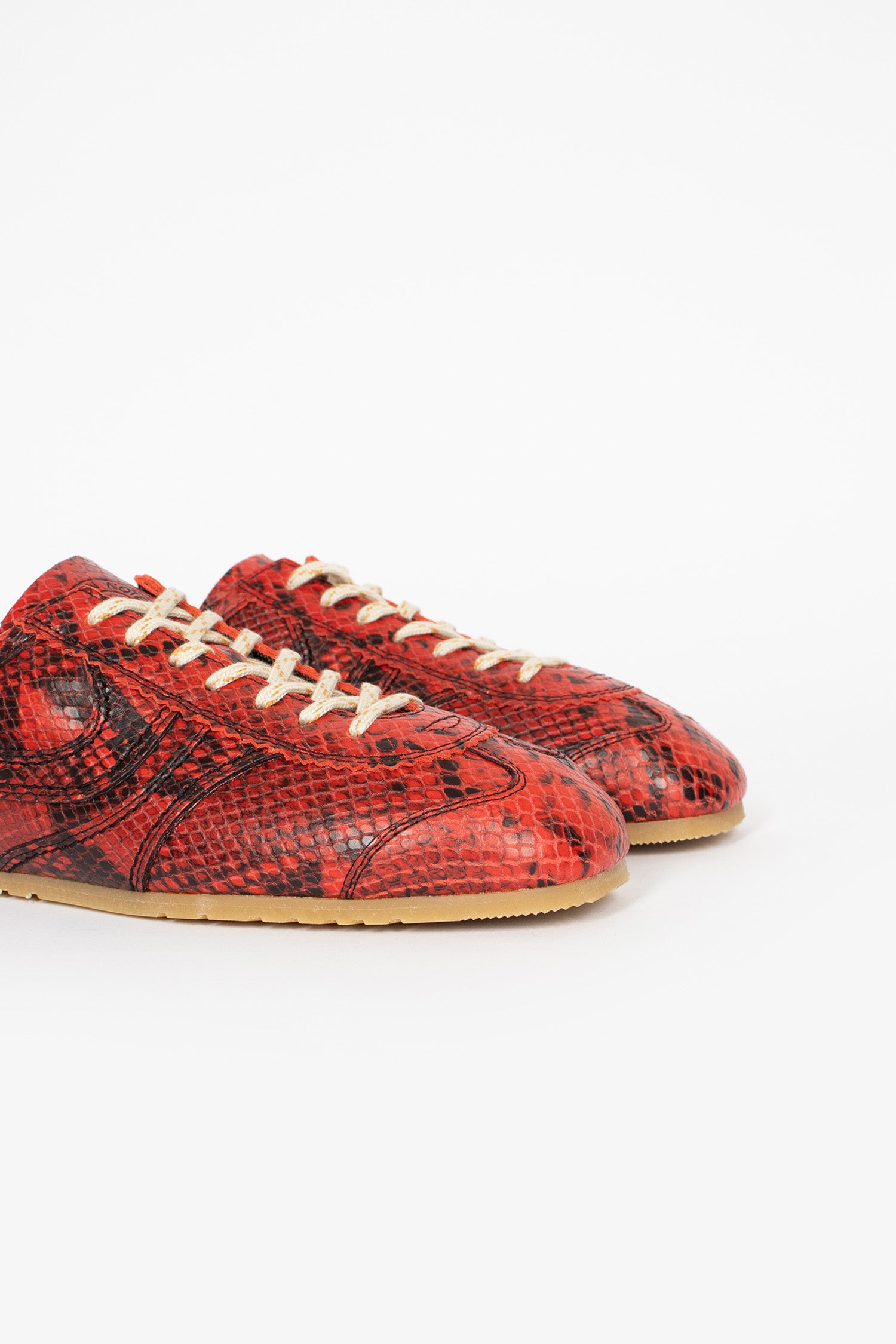 Marathon Leather Sneaker Vermillion