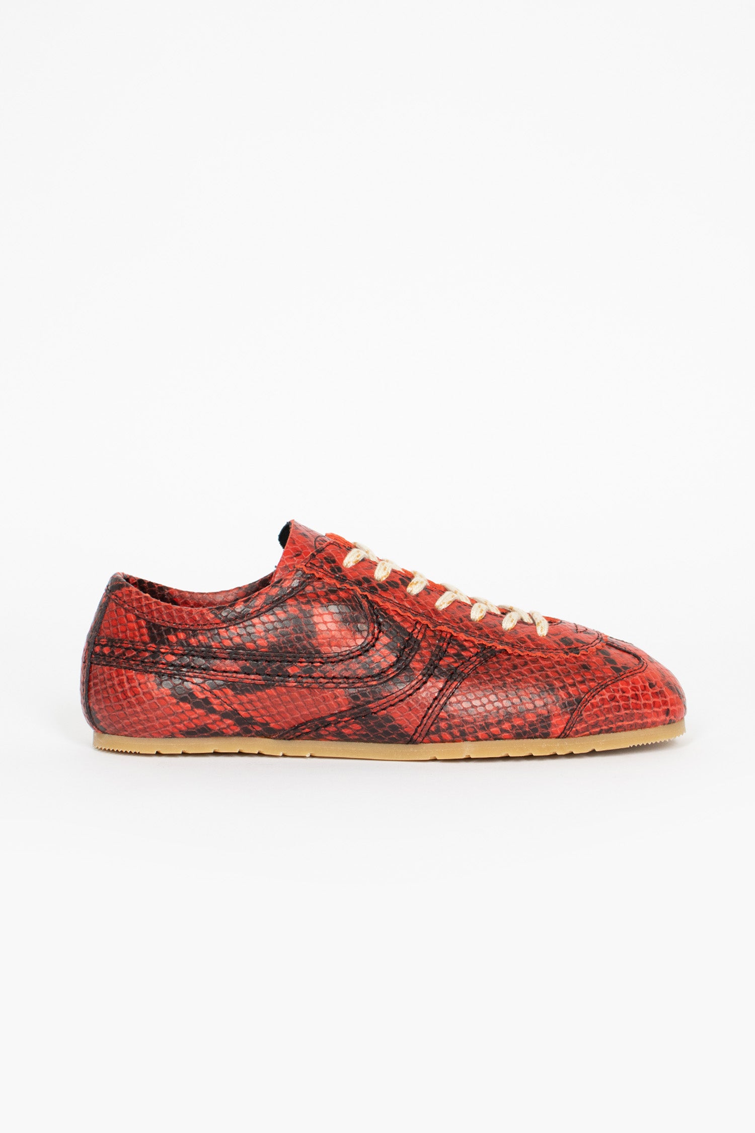 Marathon Leather Sneaker Vermillion