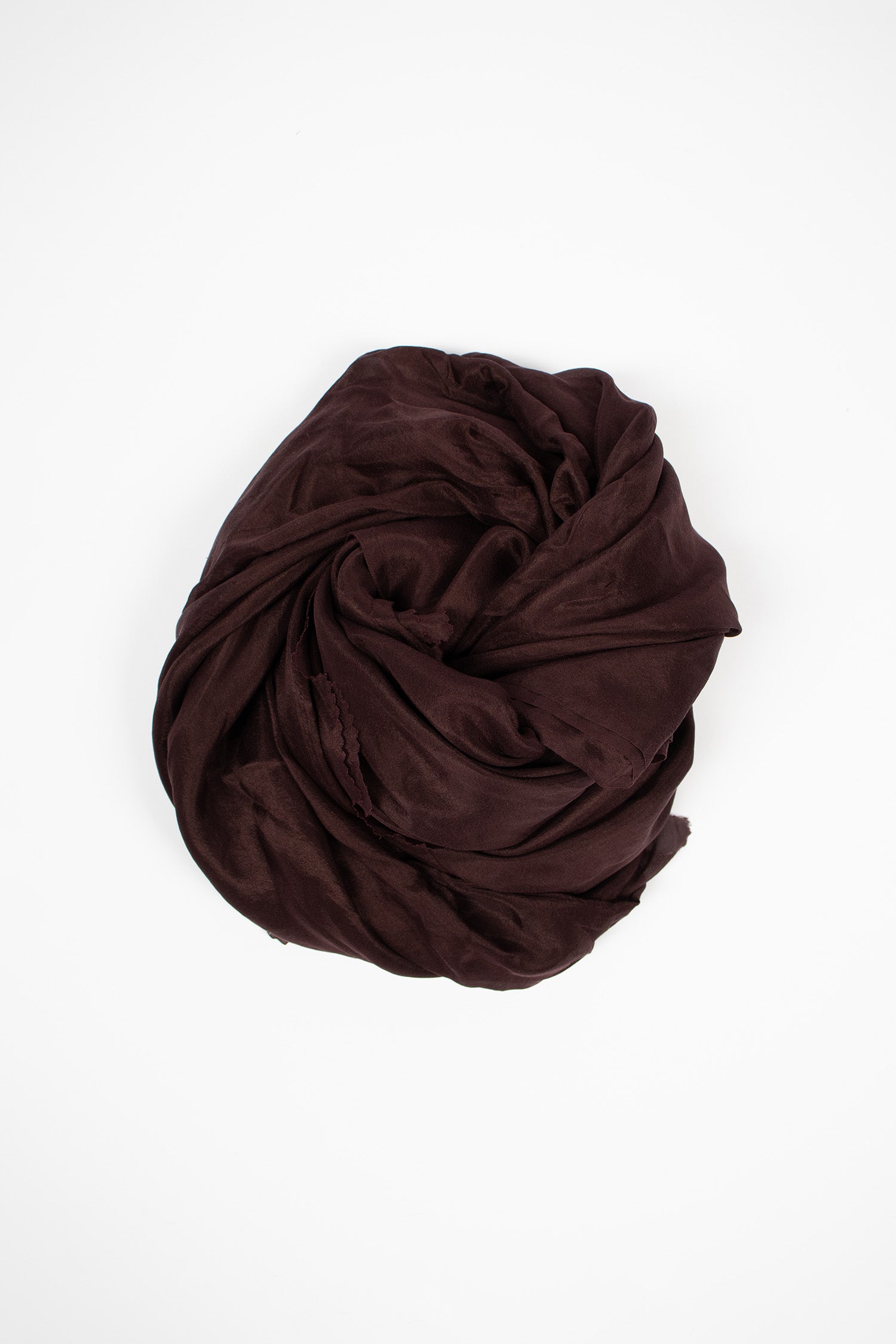 Silk Habotai Light Scarf Maroon