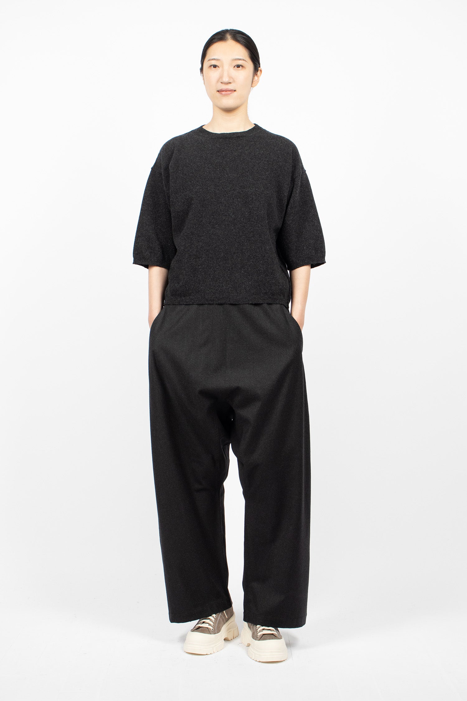 Melody Knit Pullover Anthracite