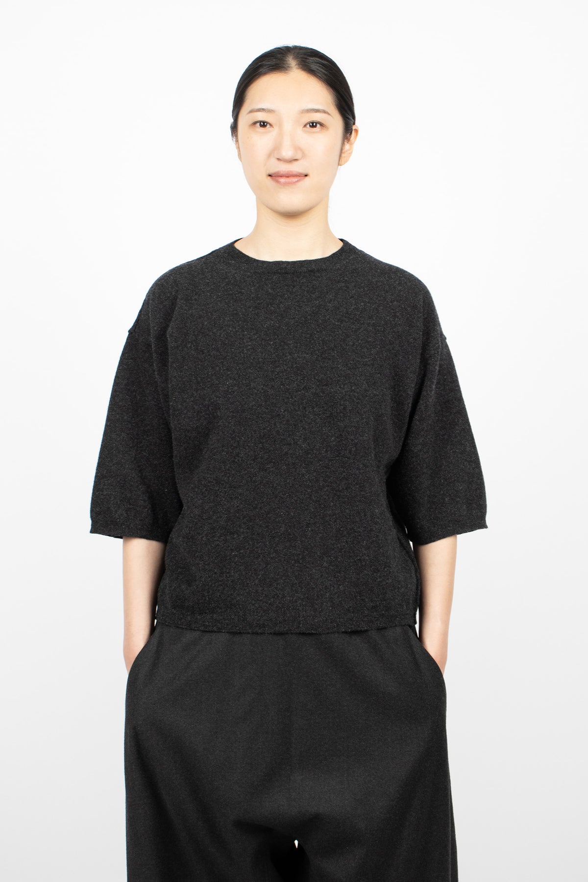 Melody Knit Pullover Anthracite