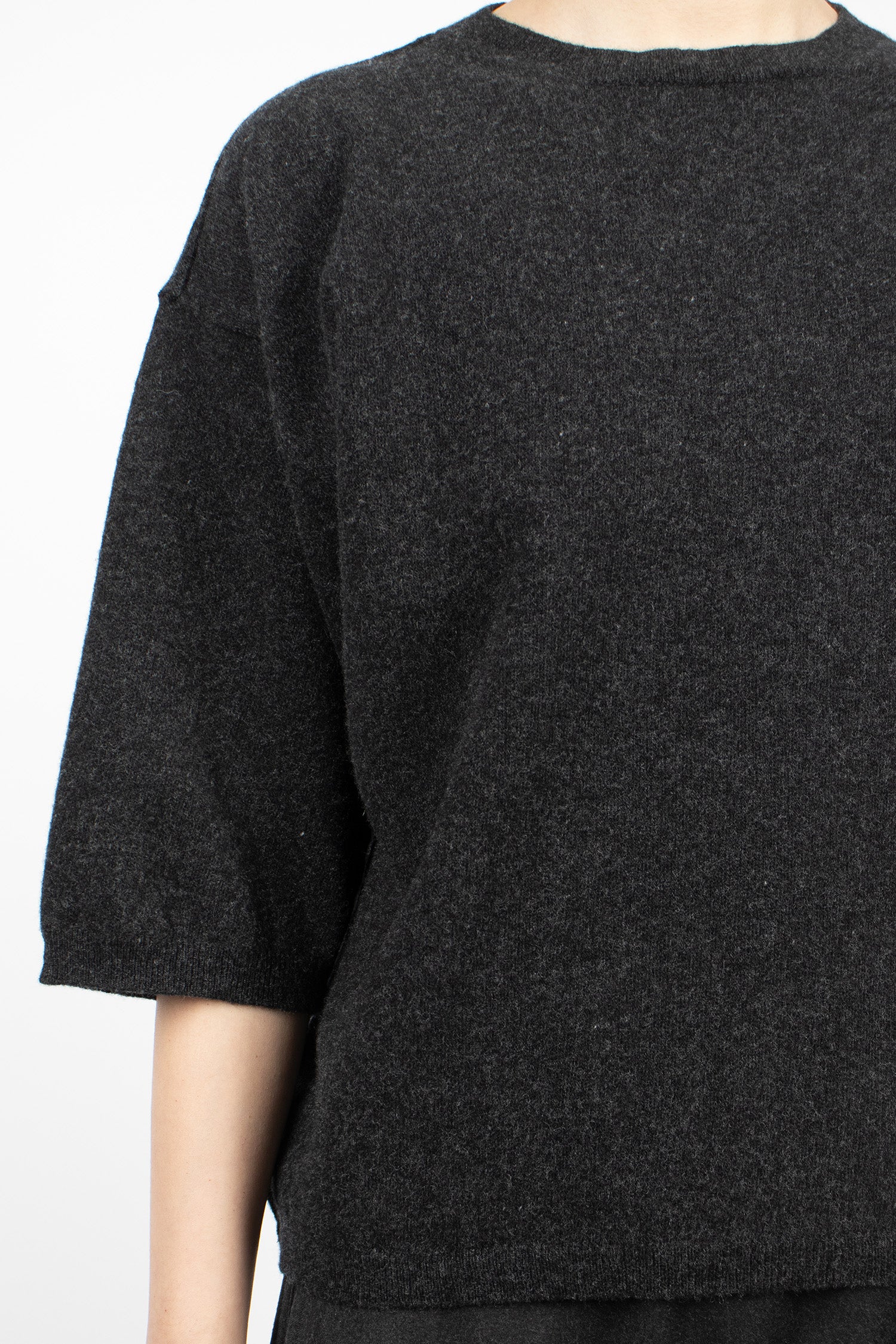 Melody Knit Pullover Anthracite