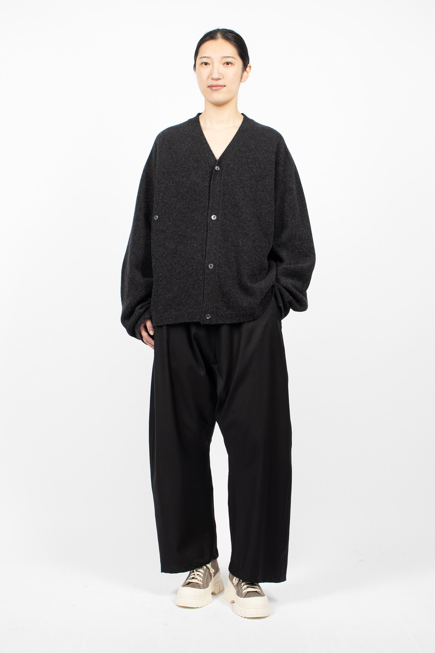 Meroe Knit Cardigan Anthracite