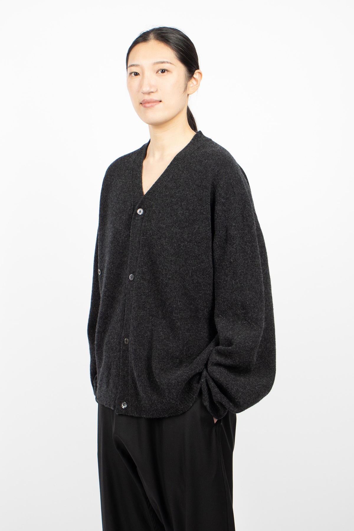 Meroe Knit Cardigan Anthracite