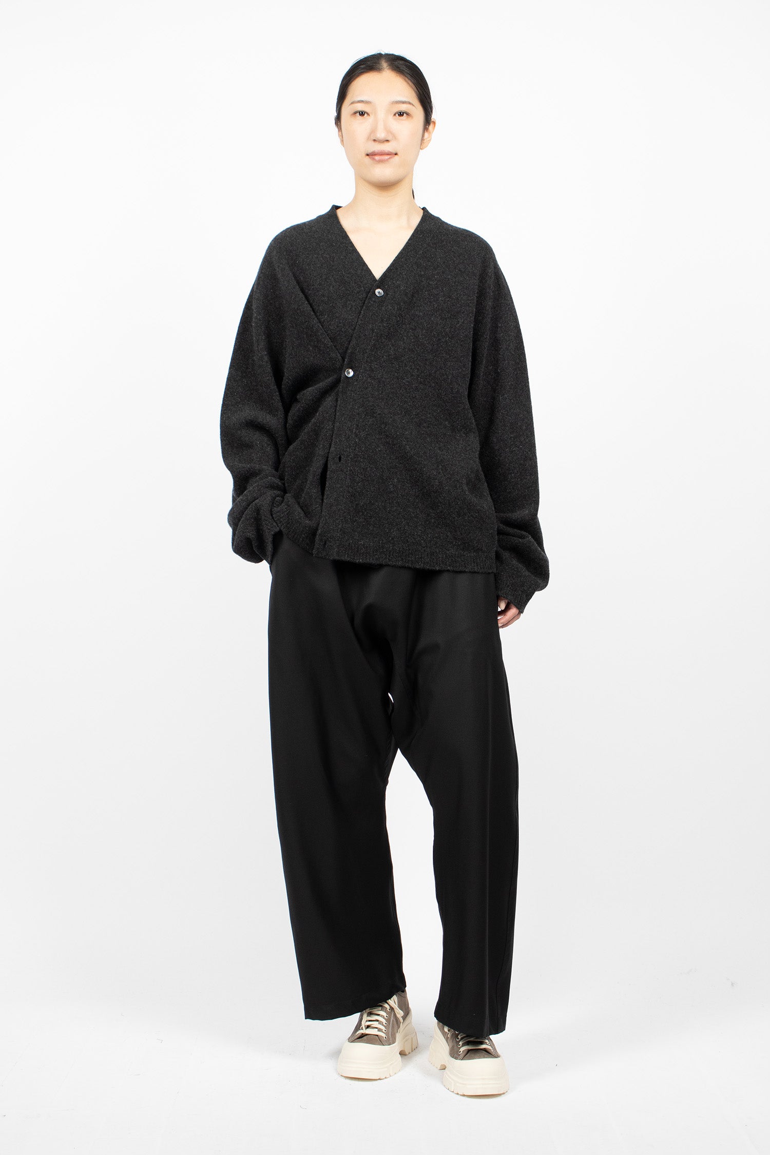Meroe Knit Cardigan Anthracite