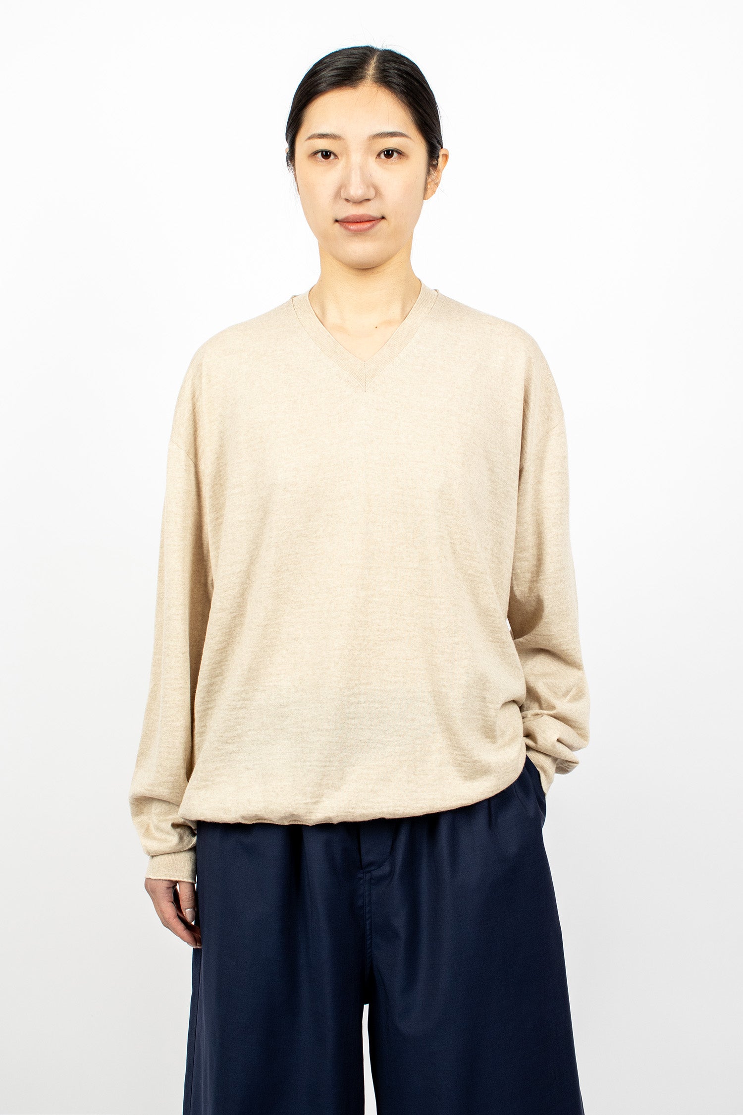 Mexico Knit Jumper Oatmeal Melange