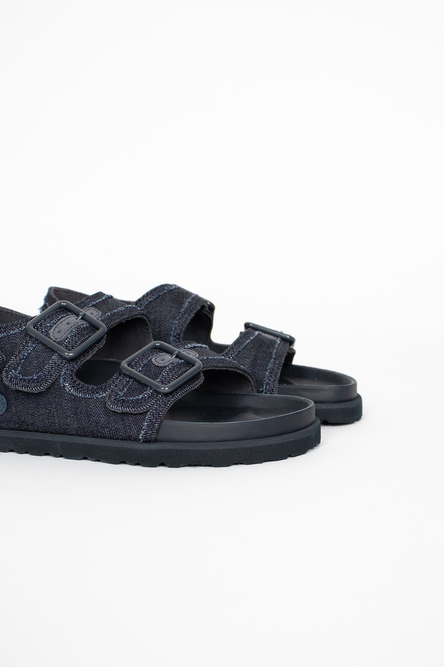 Milano Stone Washed Sandal Dark Washed Denim