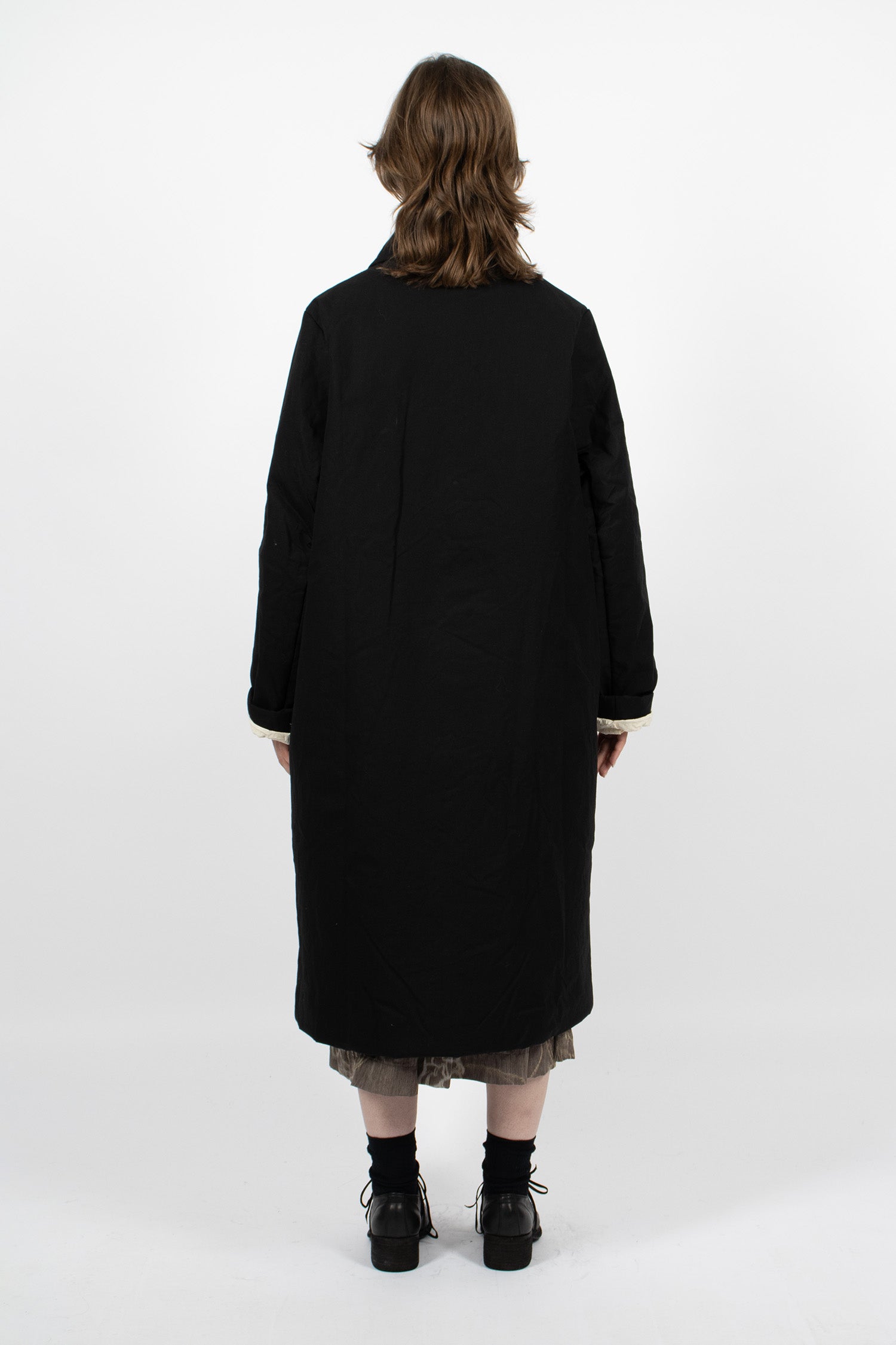Milu Waxed Coat Black