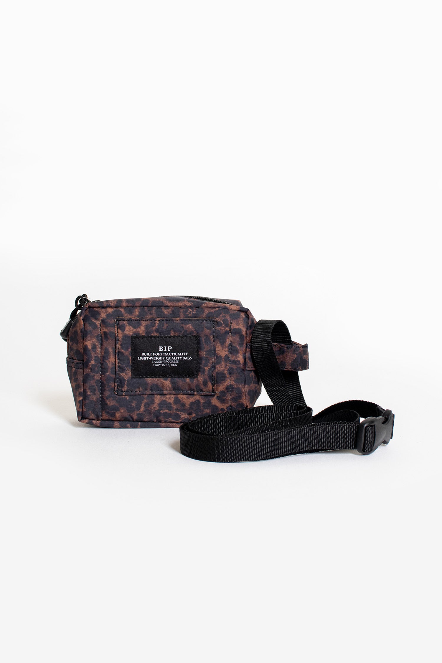 Mini Belt Pouch Leopard Puffer