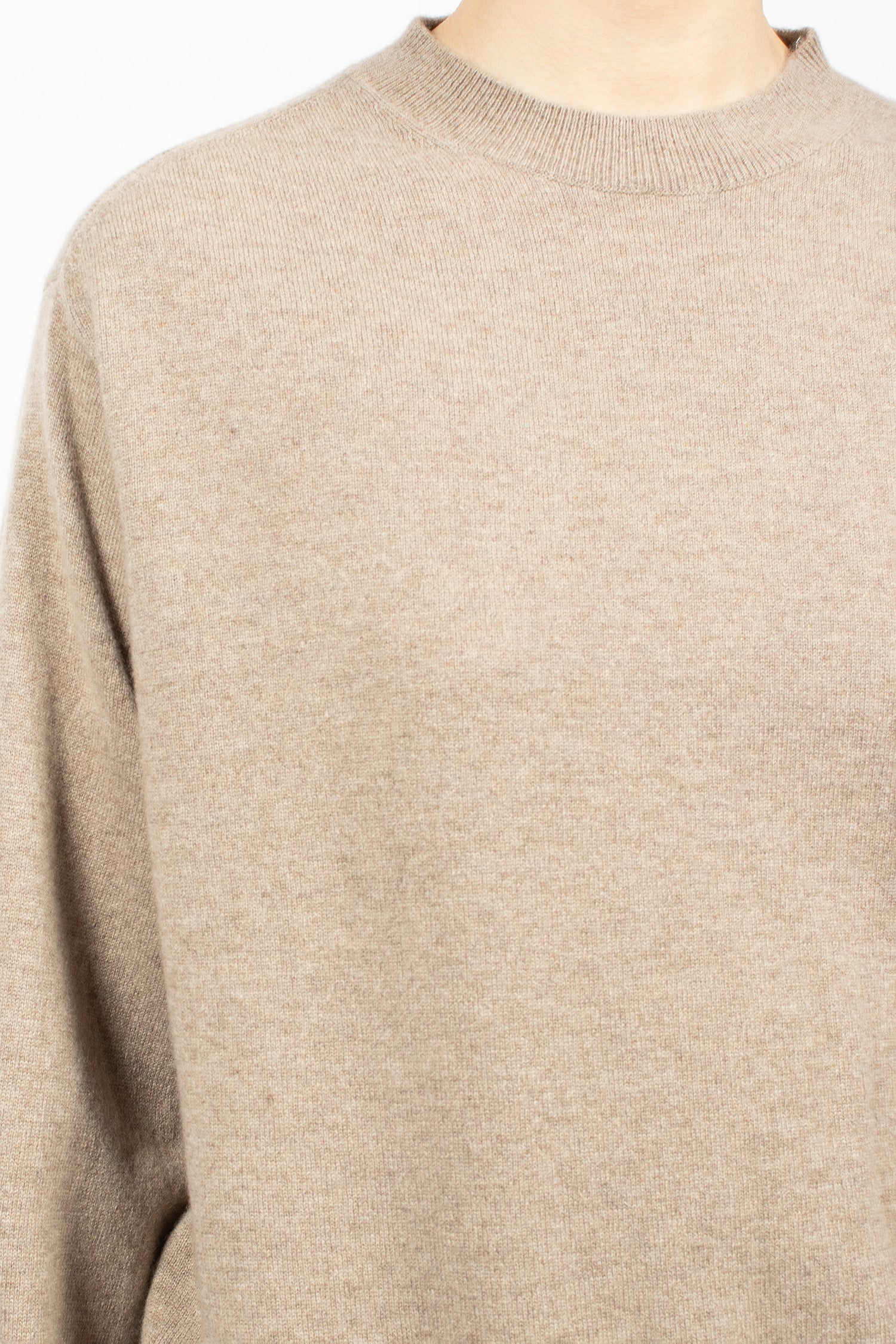 Minos Cashmere Pullover Sahara Melange