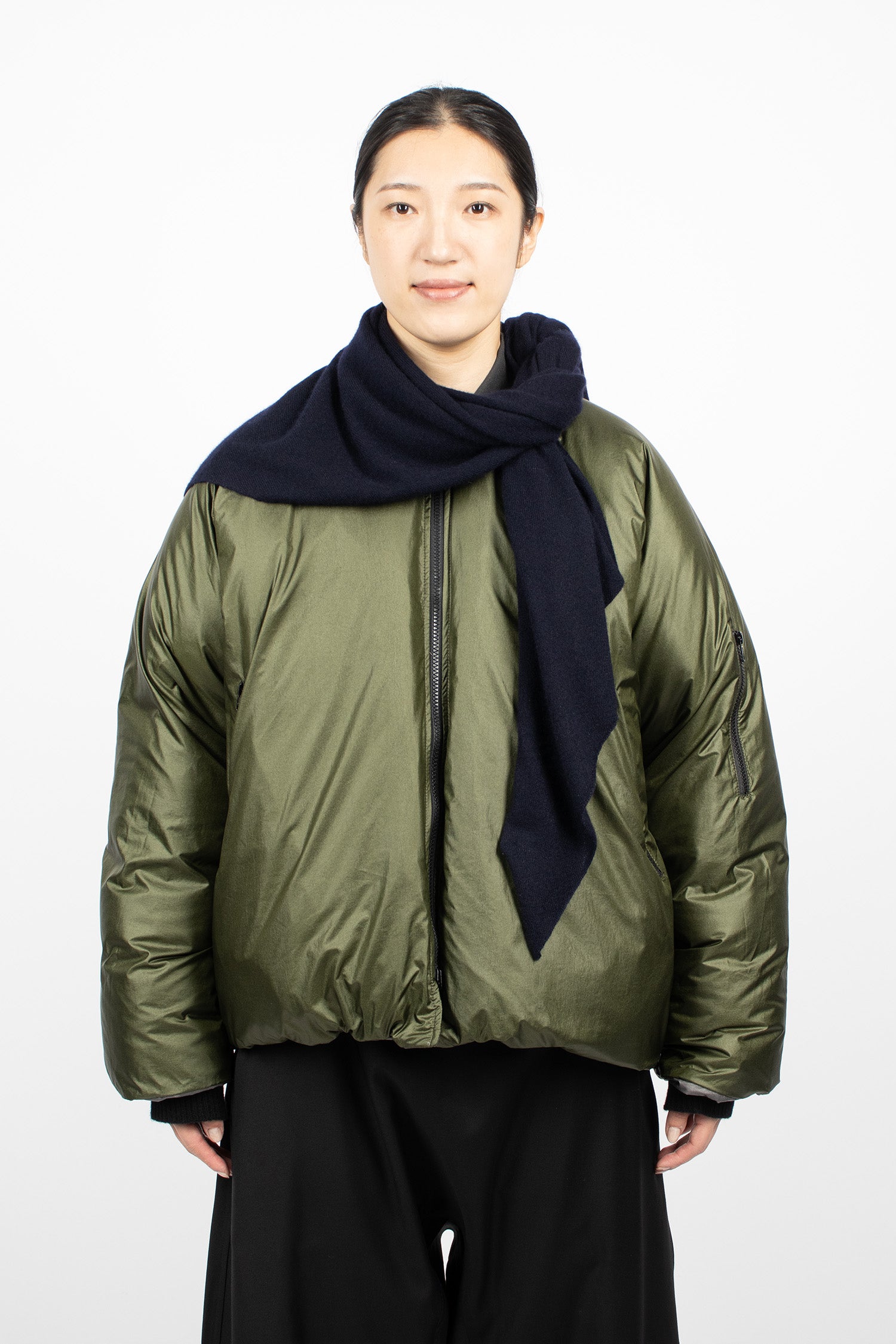 Monk Cashmere Scarf Midnight