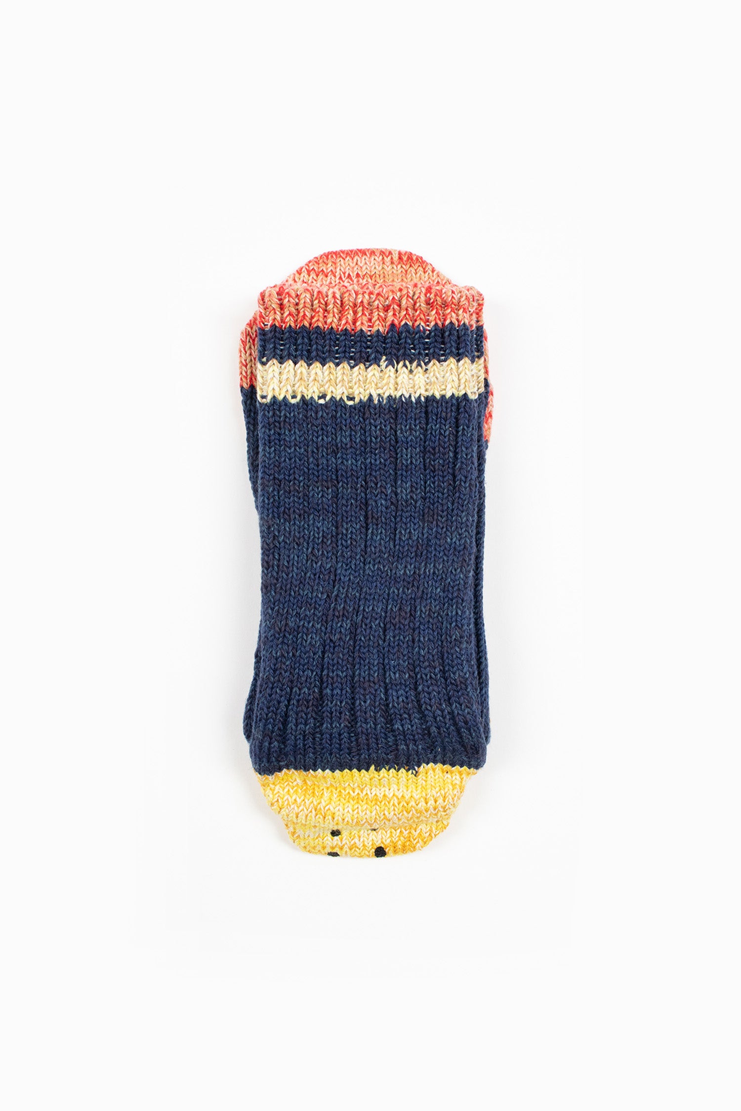 EK-1364 Ivy Rainbowy Happy Heel Socks Navy