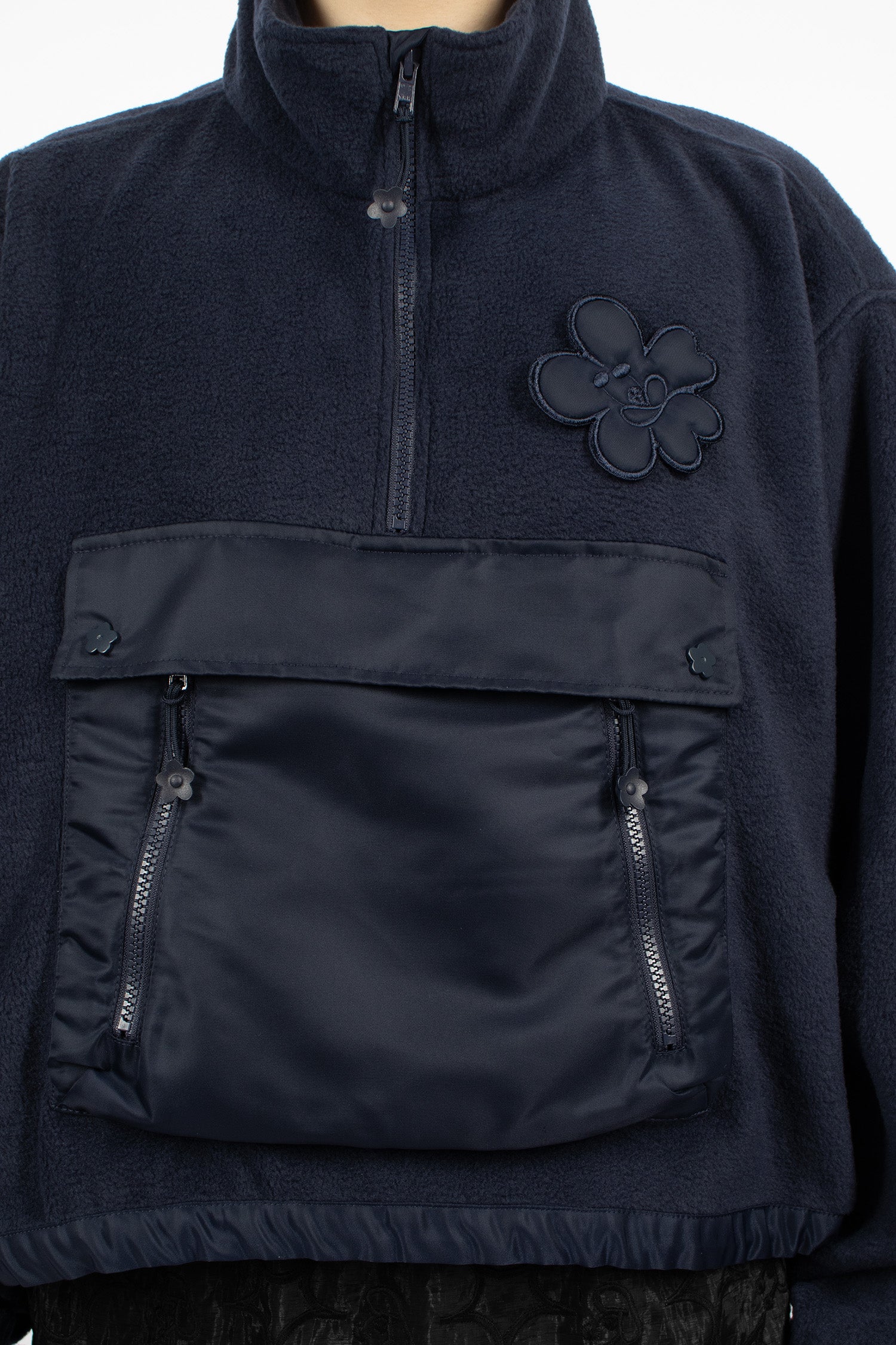 Bastian Fleece Top Navy