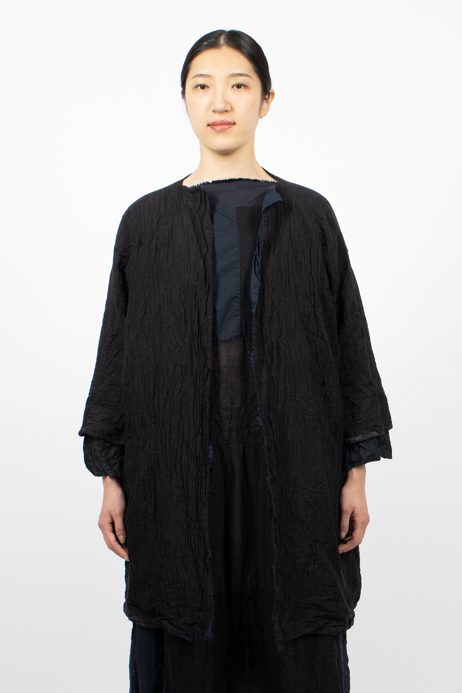 Reversible T Coat Navy Blue/Black