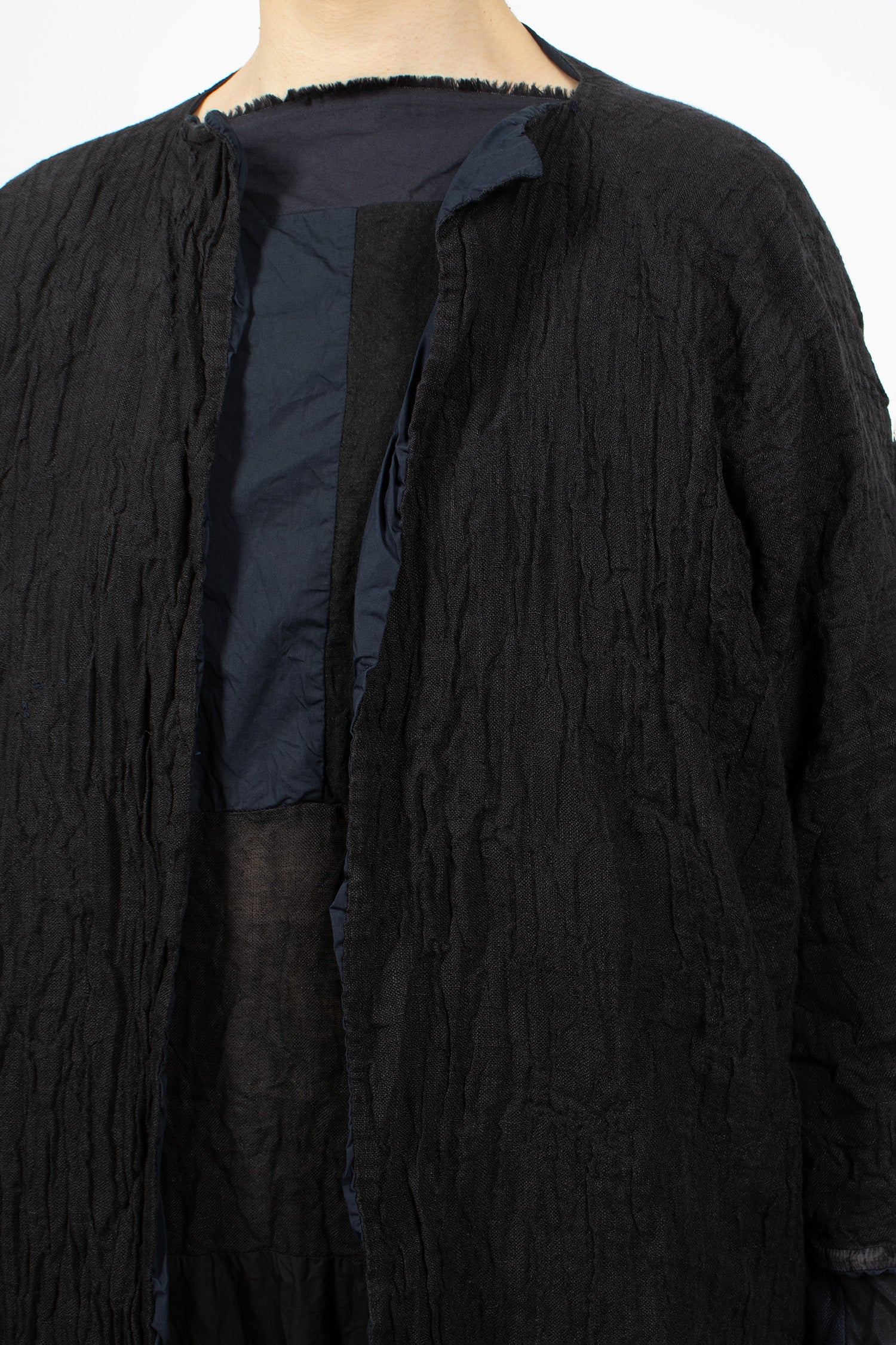 Reversible T Coat Navy Blue/Black