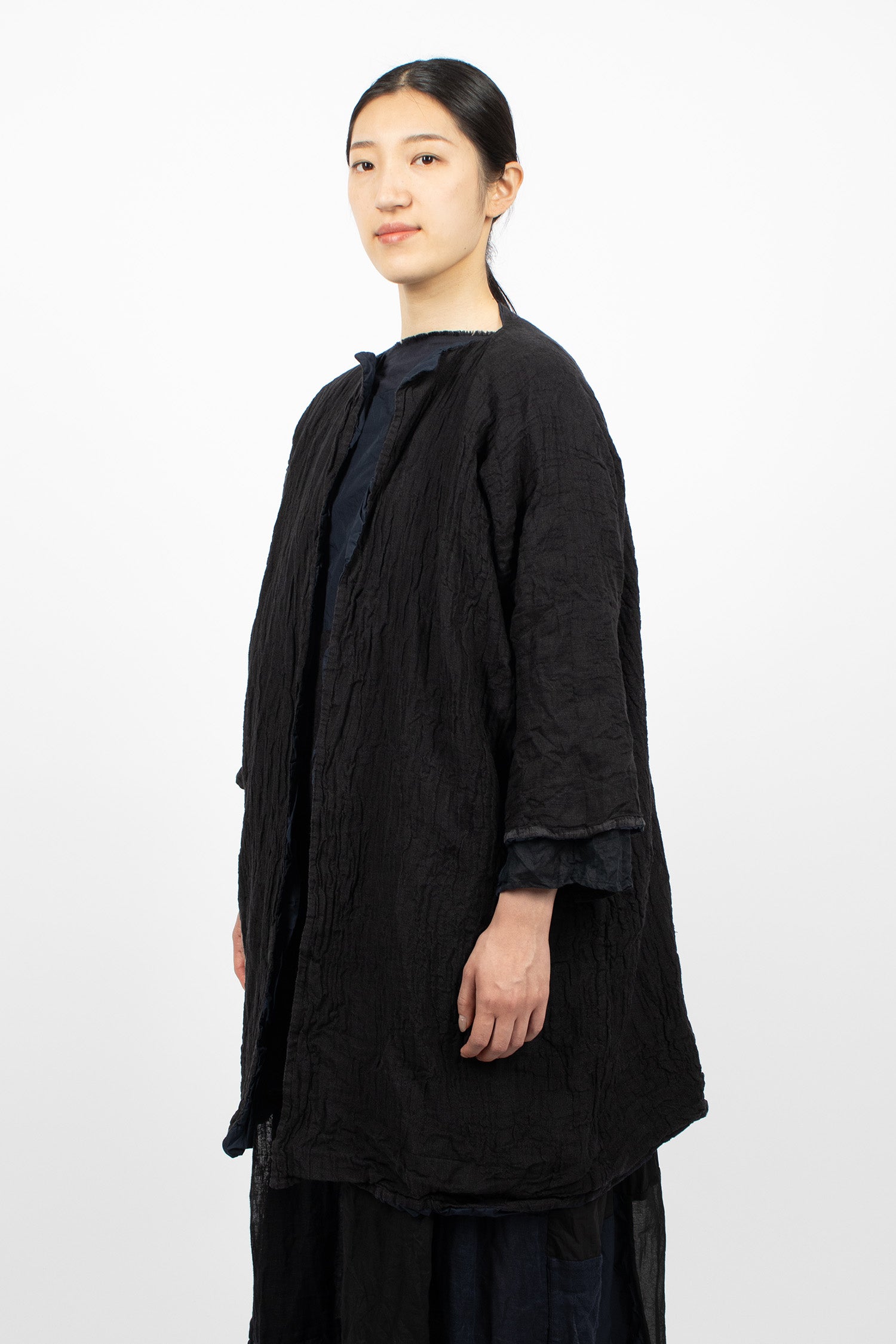 Reversible T Coat Navy Blue/Black