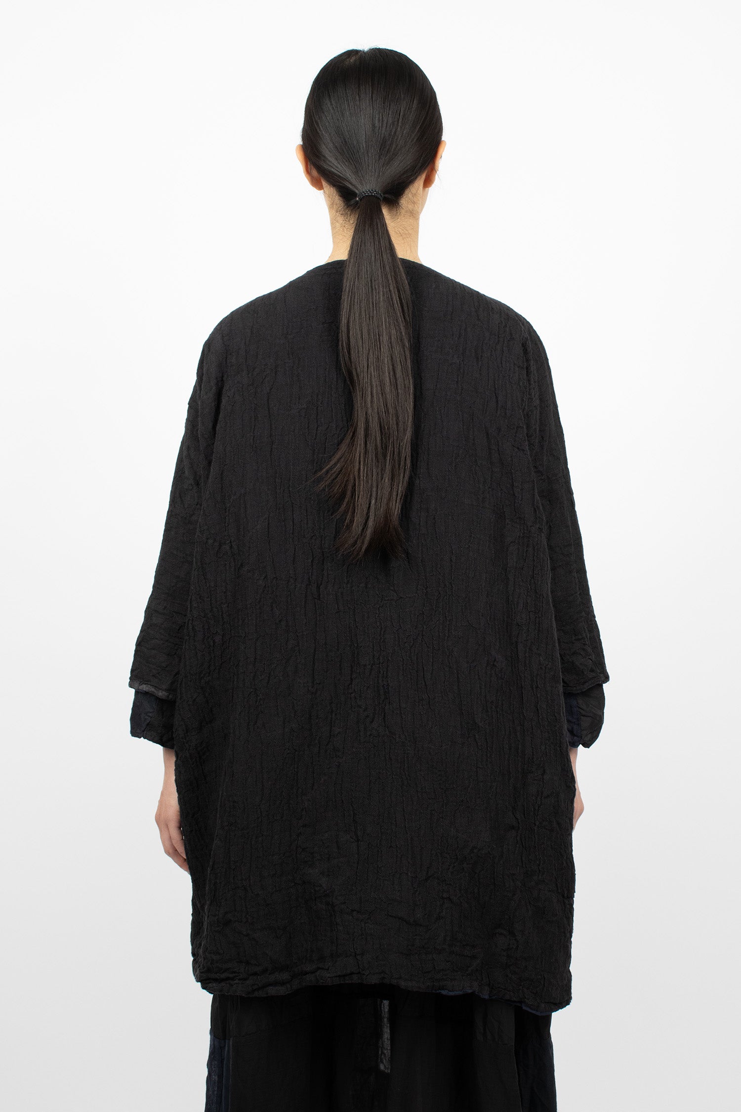 Reversible T Coat Navy Blue/Black